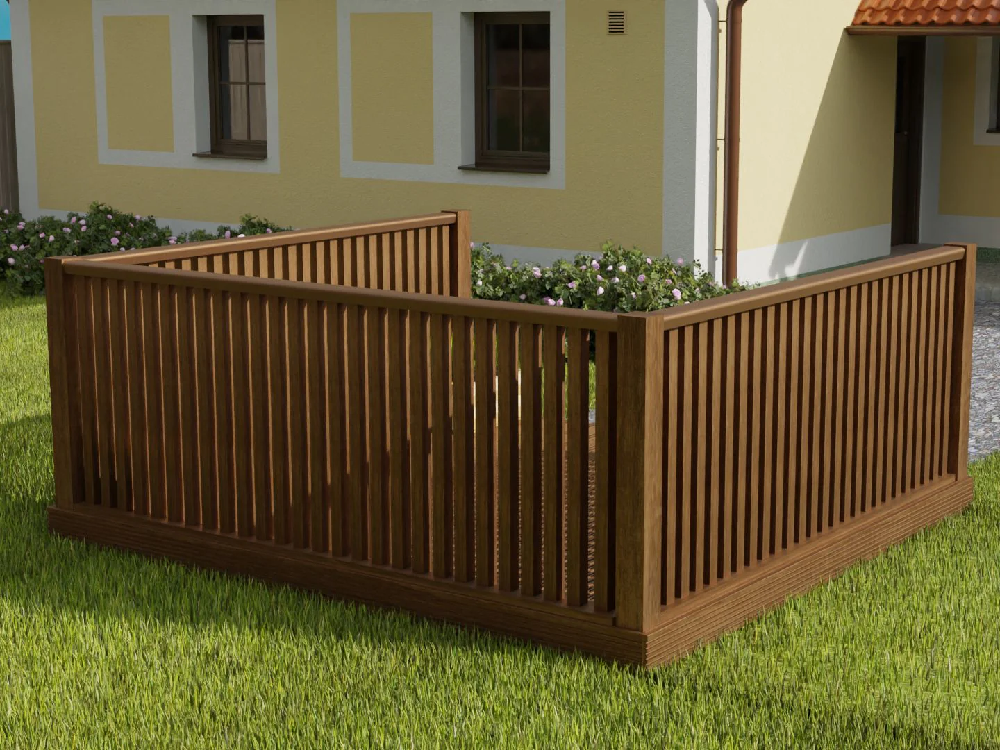 Decking Kit With Three Side Balustrade - Image 4