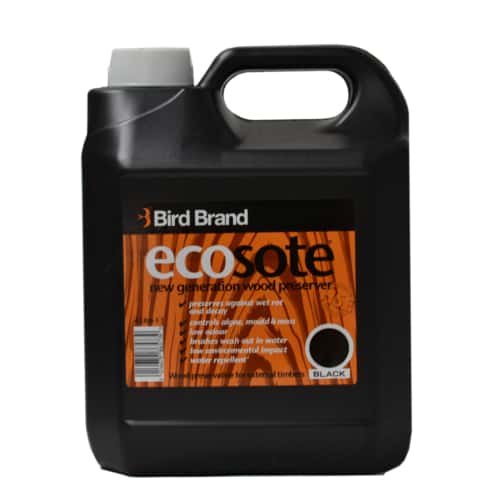 Ecosote Wood Preserver, BLACK