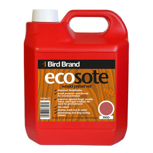 Ecosote Wood Preserver, RED