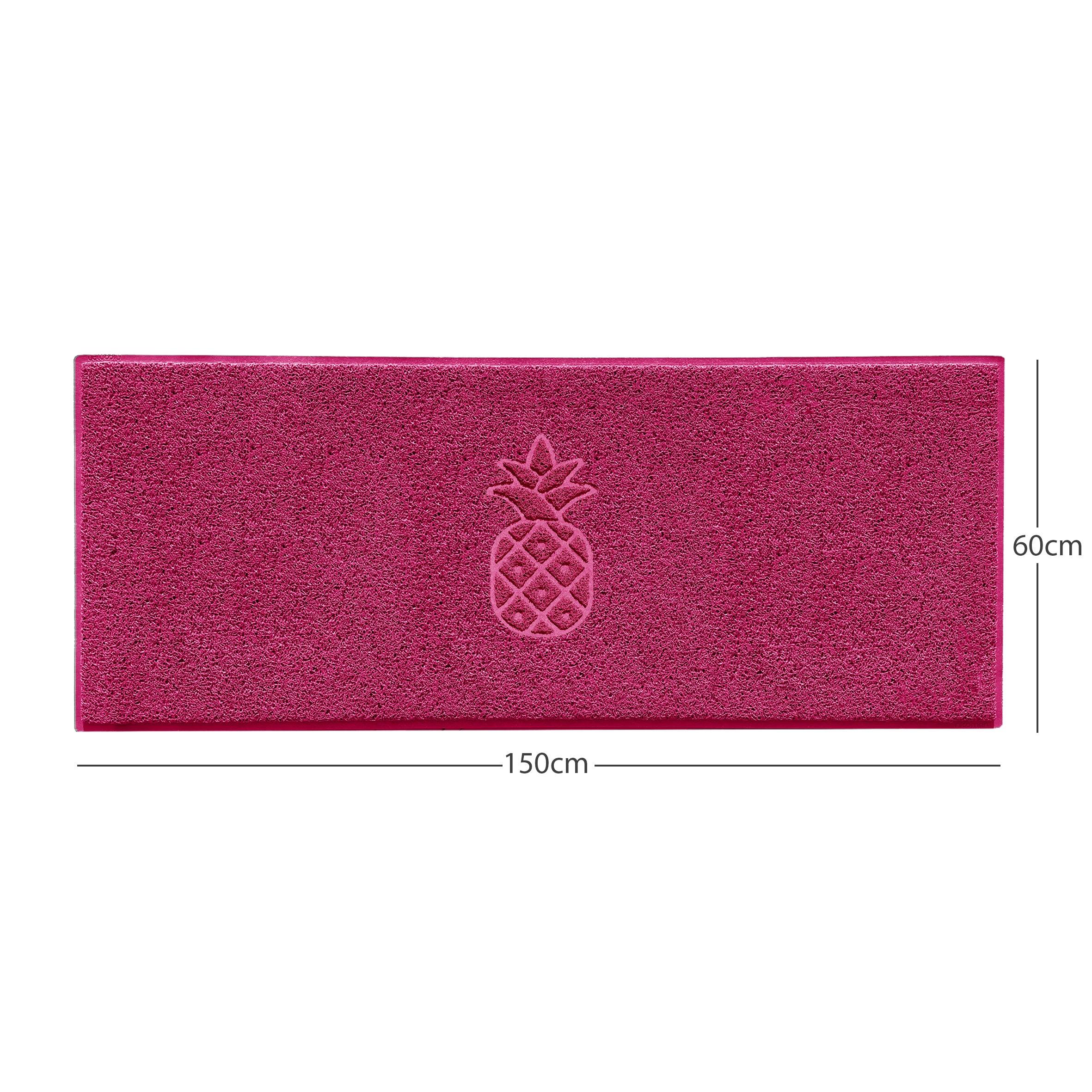 Embossed Pineapple Grey Spaghetti Door Mat - Image 17