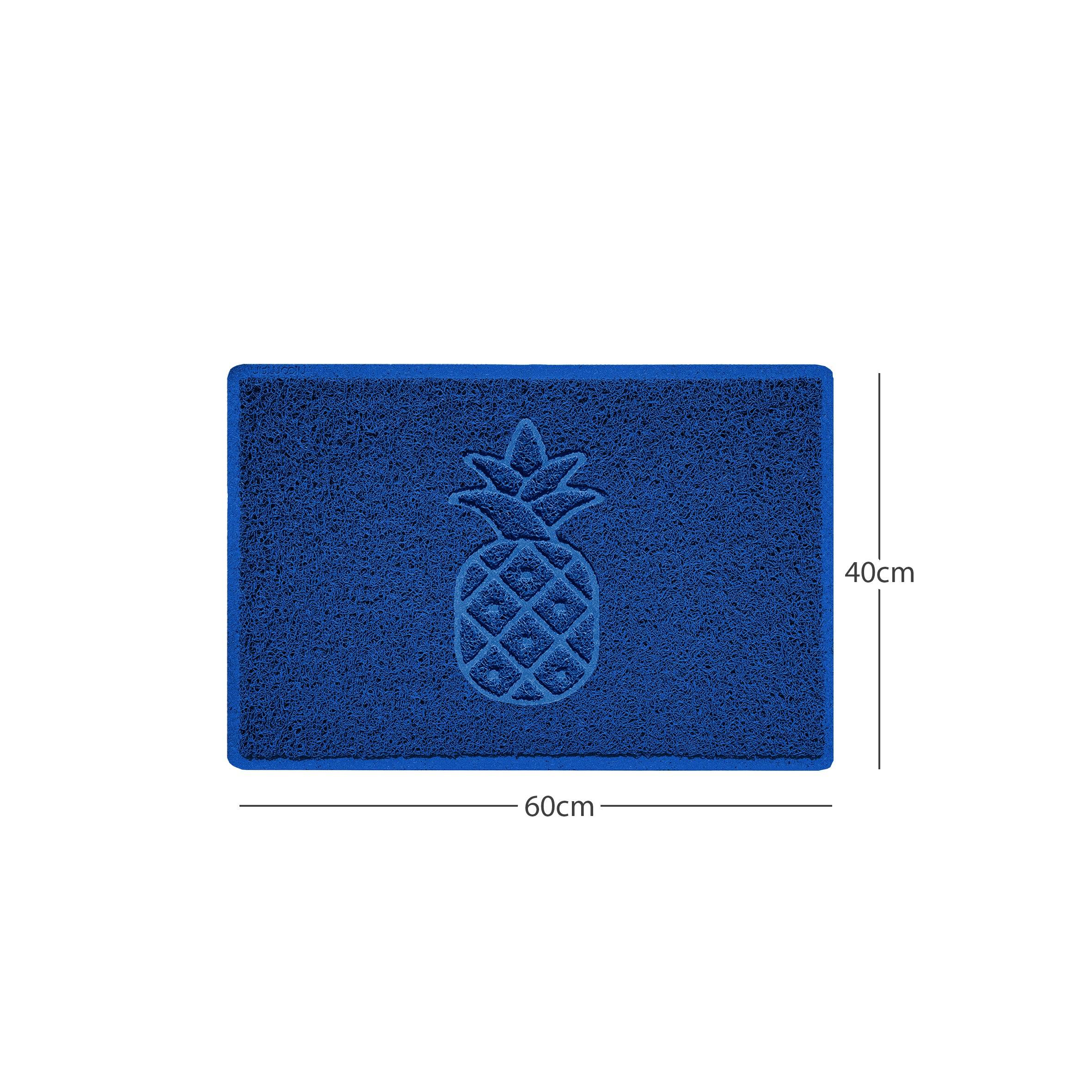 Embossed Pineapple Grey Spaghetti Door Mat - Image 18