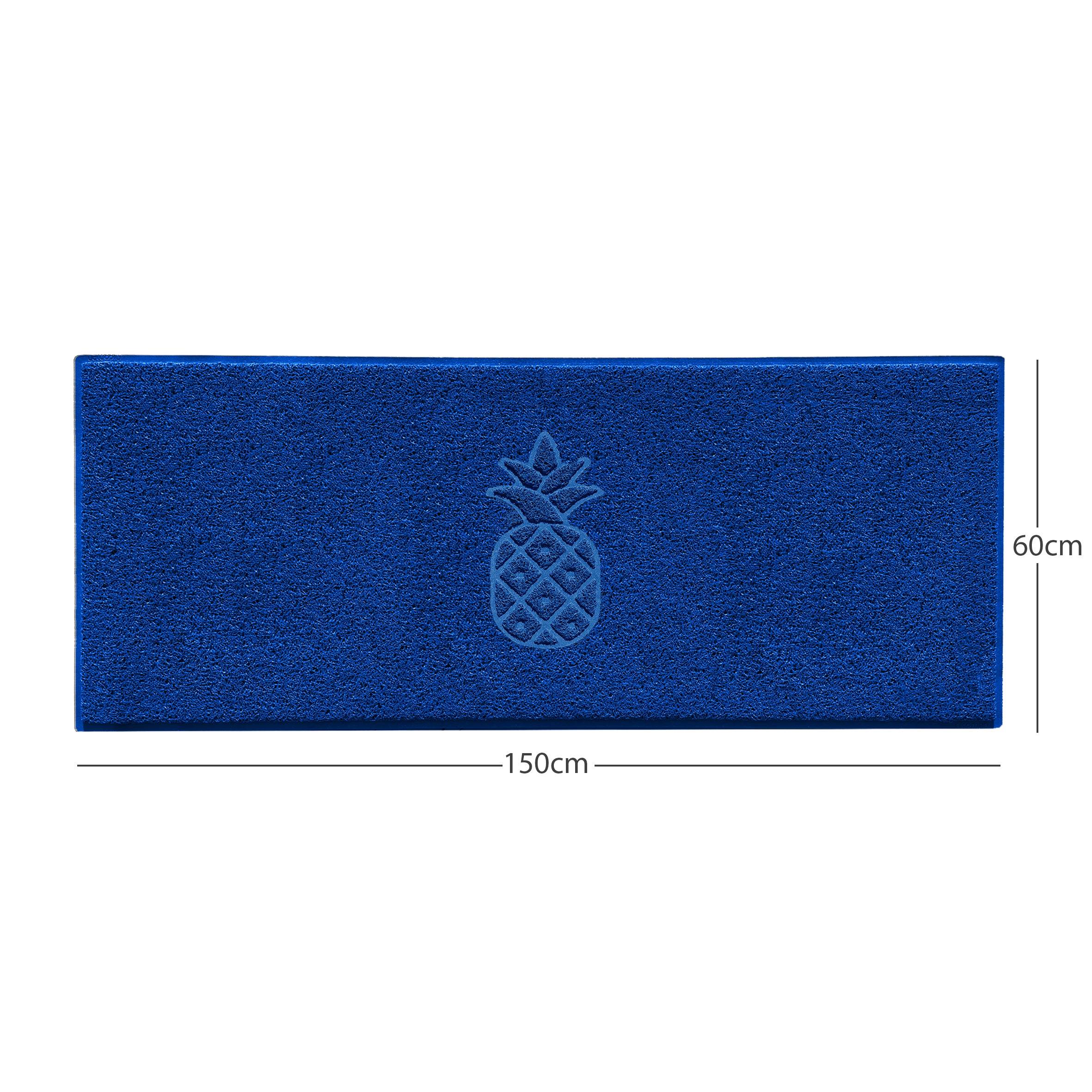 Embossed Pineapple Grey Spaghetti Door Mat - Image 21