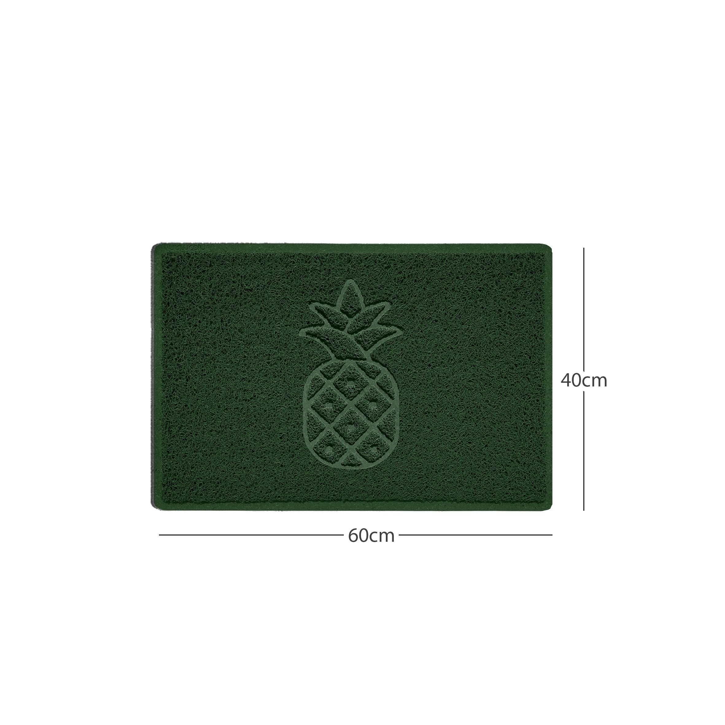 Embossed Pineapple Grey Spaghetti Door Mat - Image 22