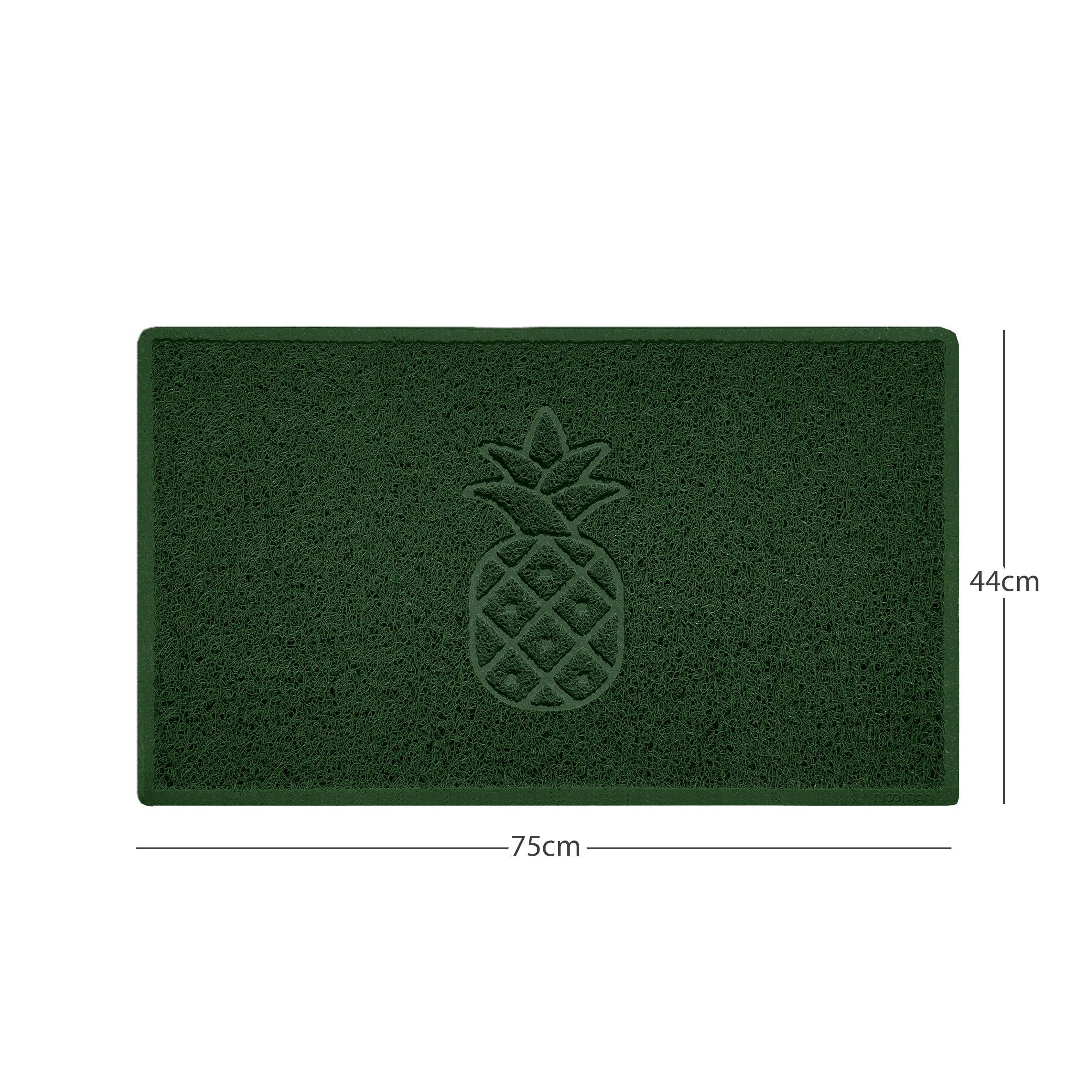 Embossed Pineapple Grey Spaghetti Door Mat - Image 23