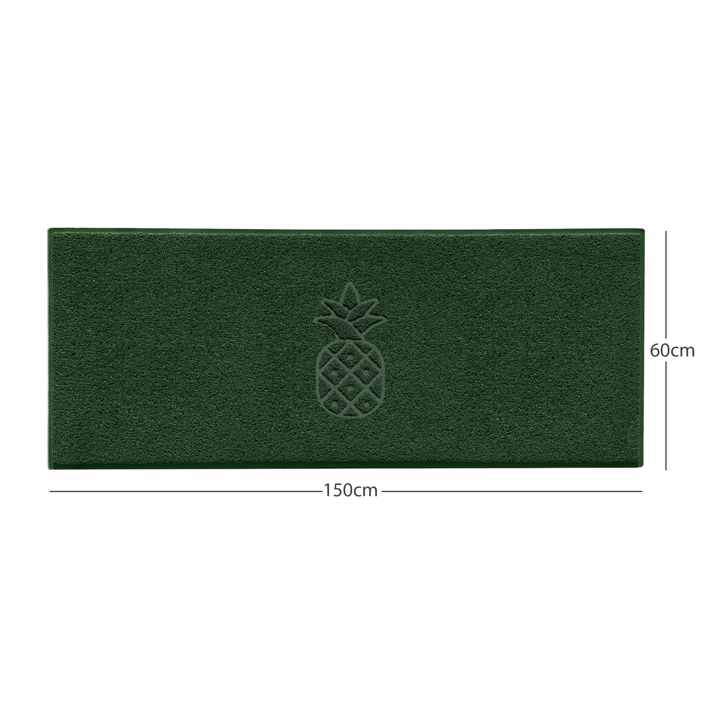 Embossed Pineapple Grey Spaghetti Door Mat - Image 25