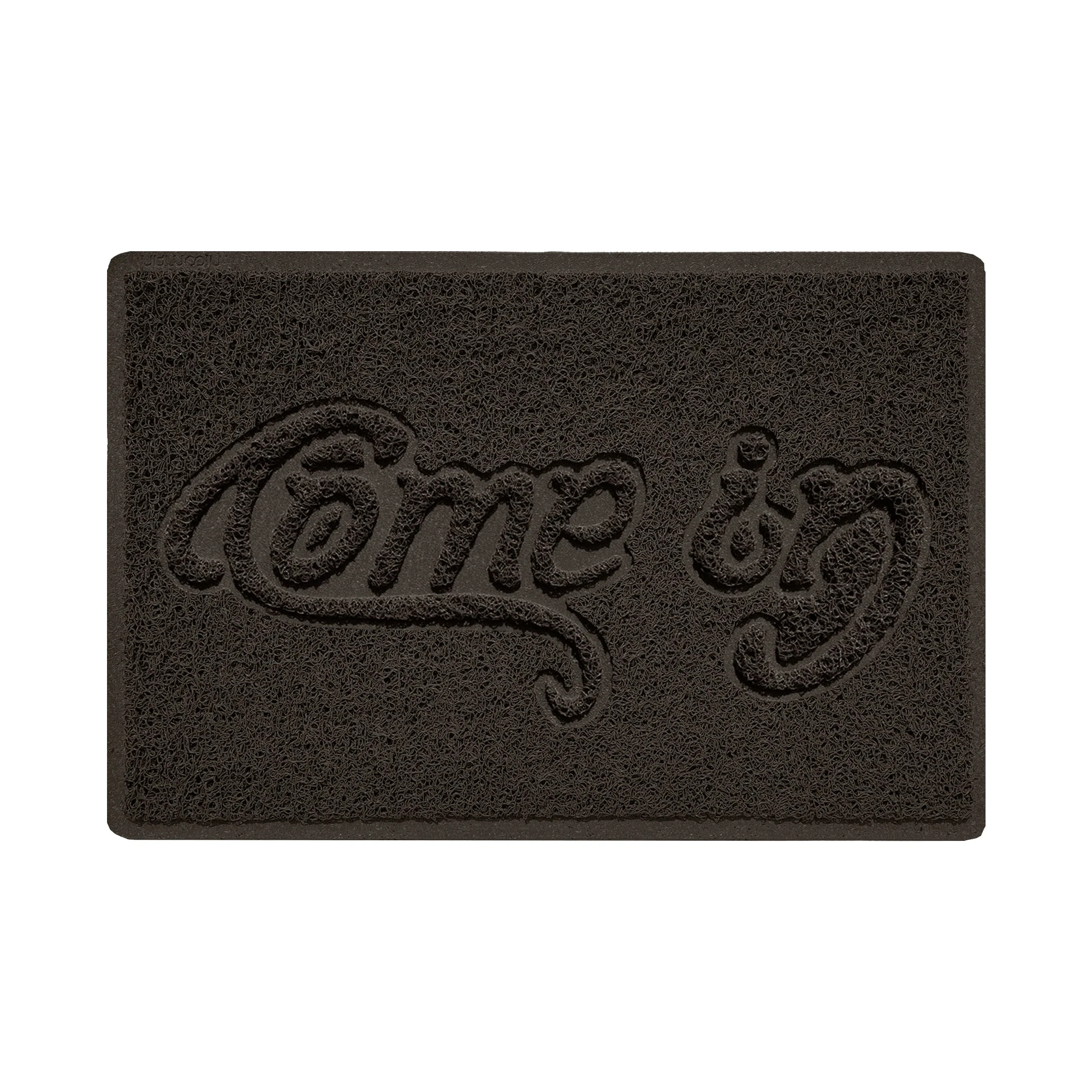 Embossed Spaghetti Outdoor Doormat - Brown - Image 12