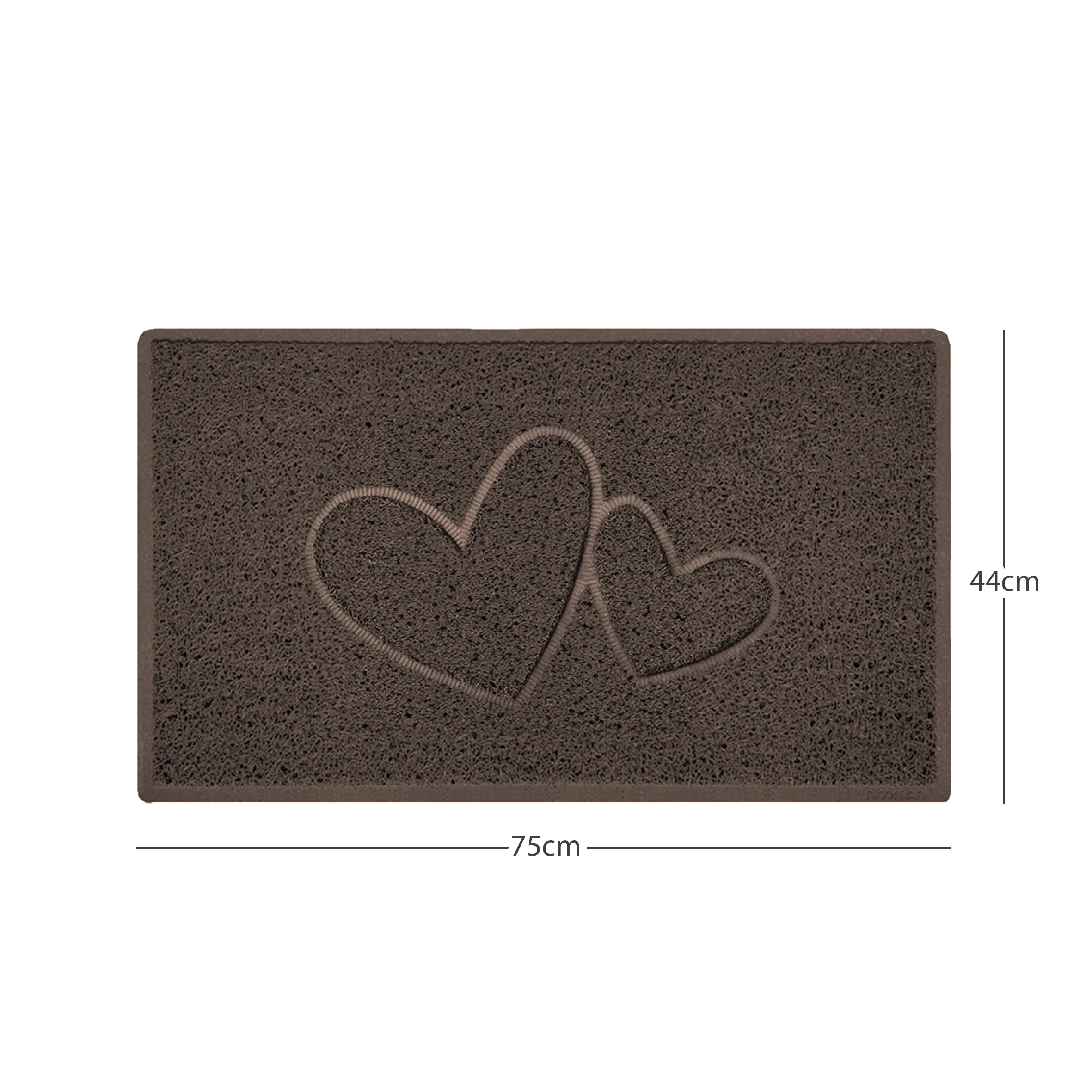 Embossed Spaghetti Outdoor Doormat - Brown - Image 29