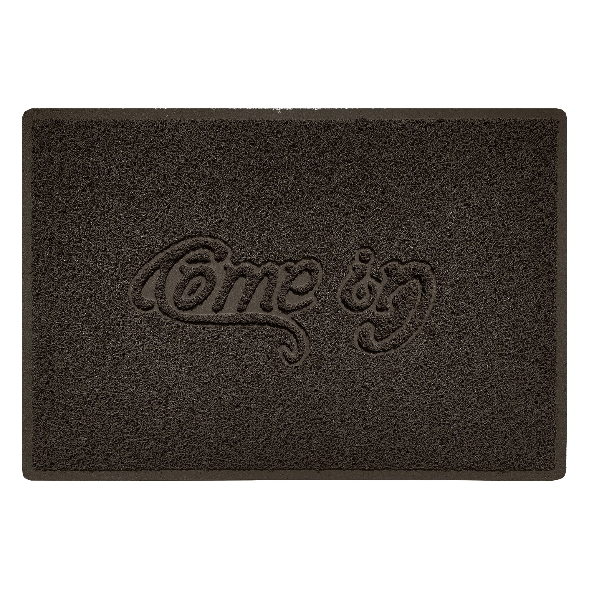 Embossed Spaghetti Outdoor Doormat - Brown - Image 41