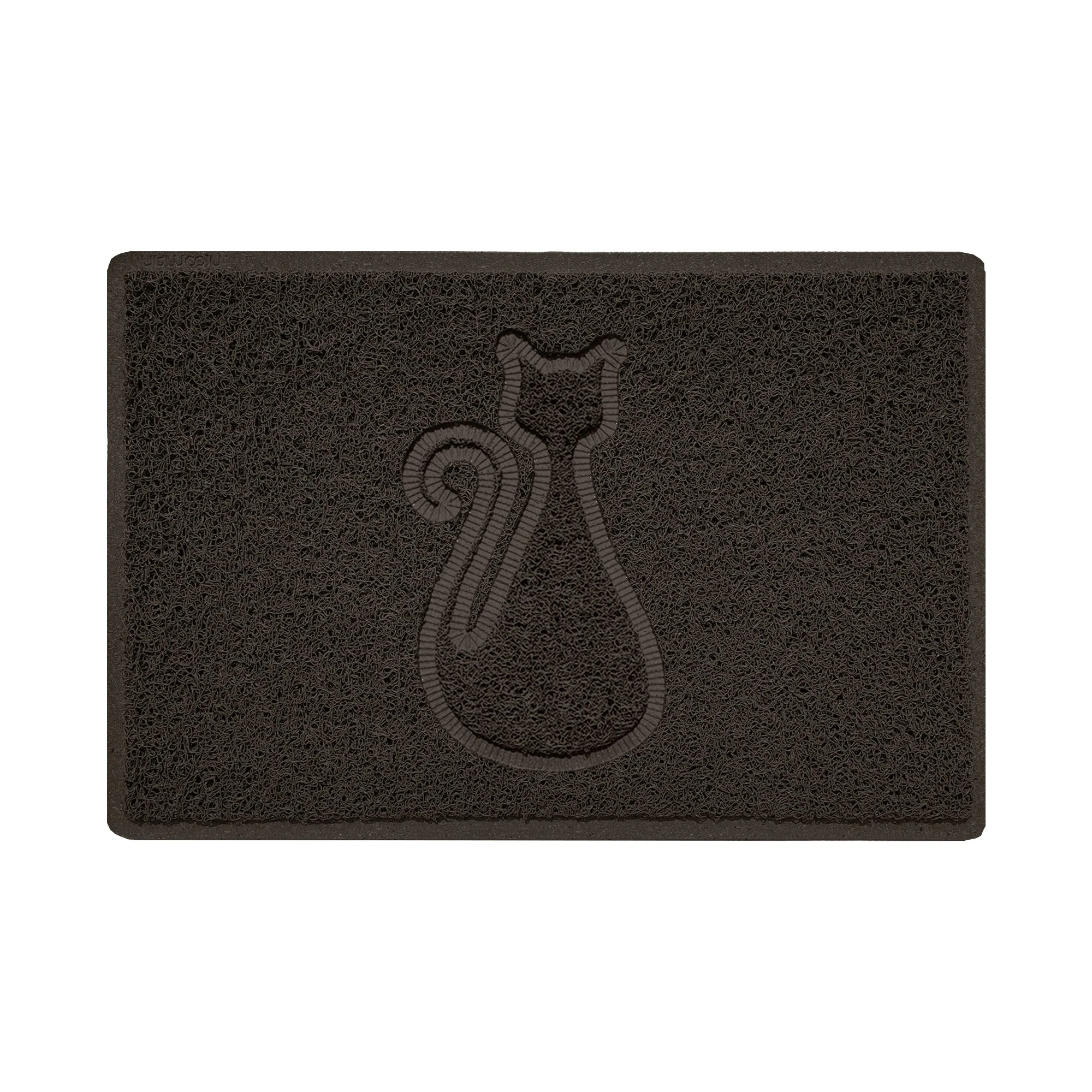 Embossed Spaghetti Outdoor Doormat - Brown - Image 5