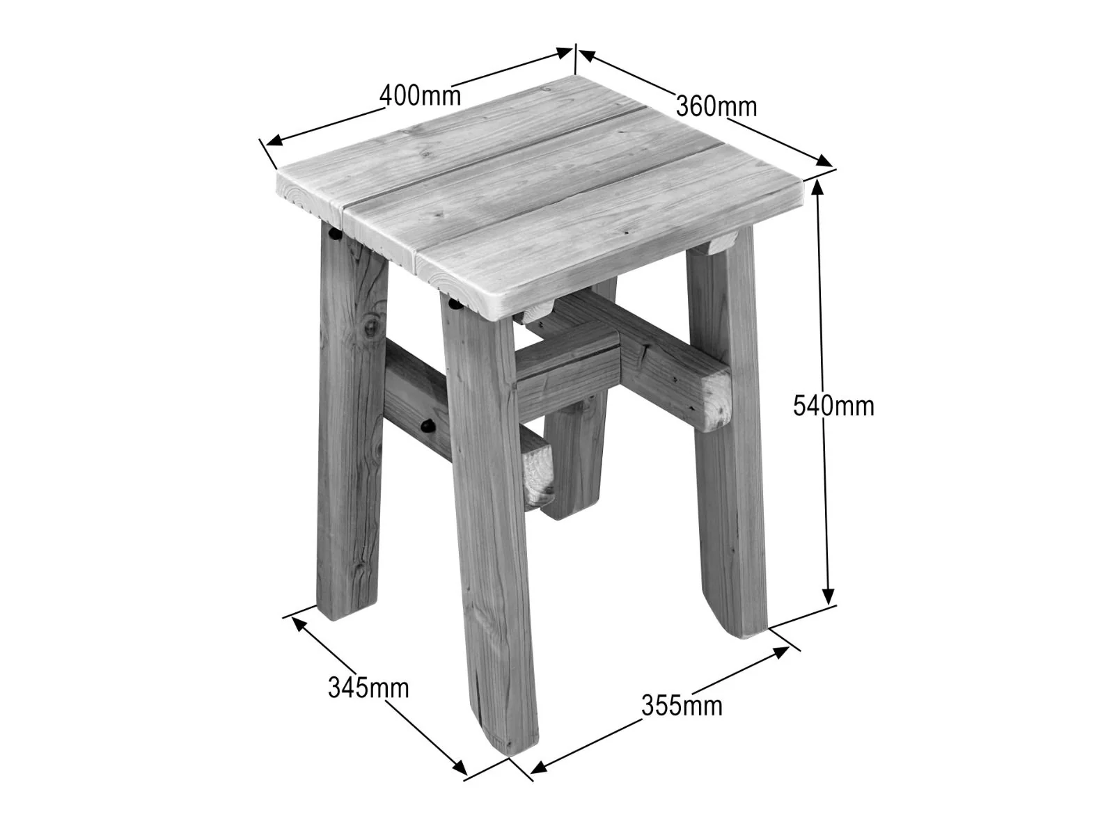 Garden potting table, multi purpose workbench (150cm + 2x chairs) - Image 4