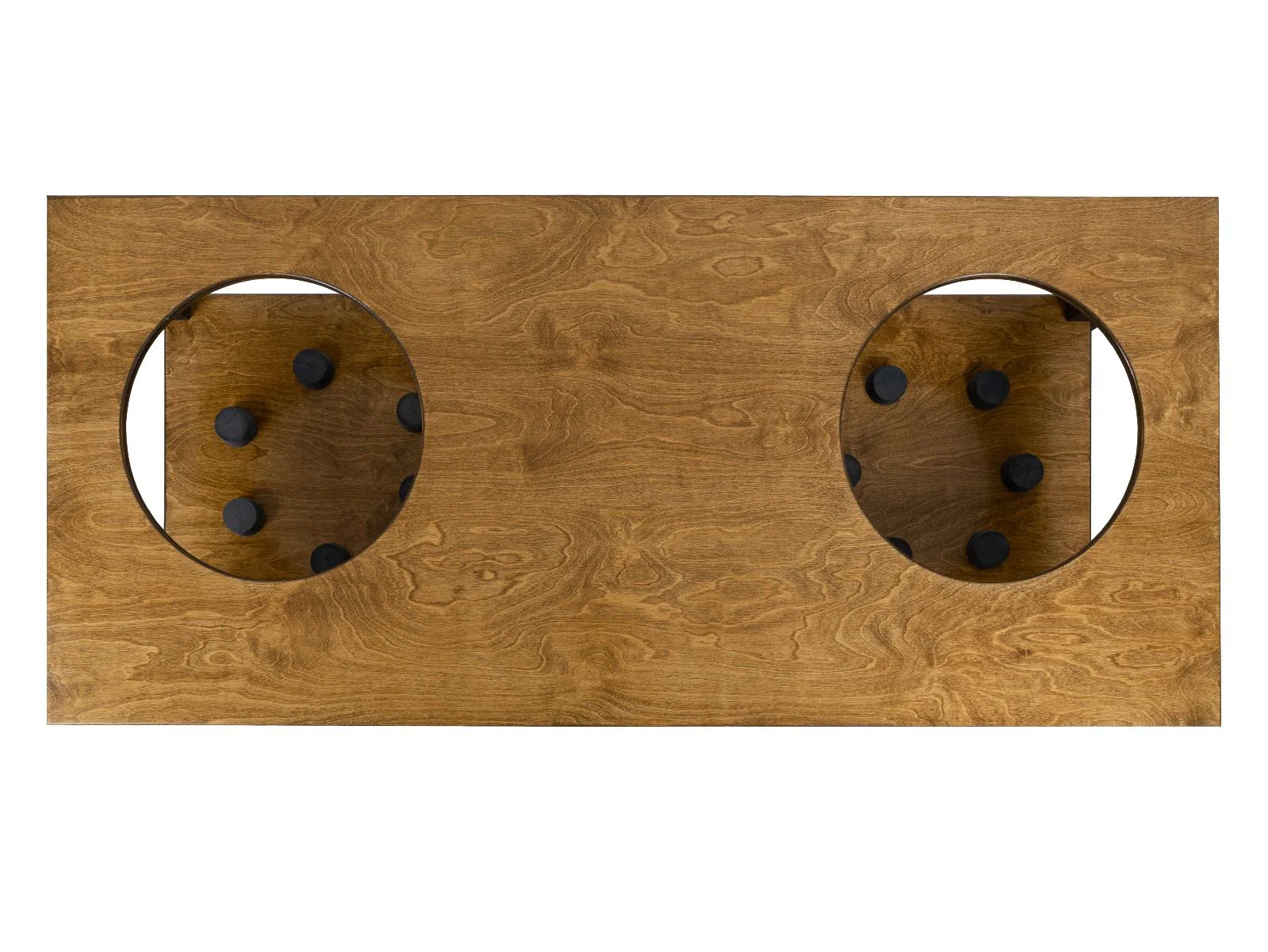 "Grill Table Fits All" BBQ Kitchen Space for Dual Kamado Ceramic Smokers - Image 2
