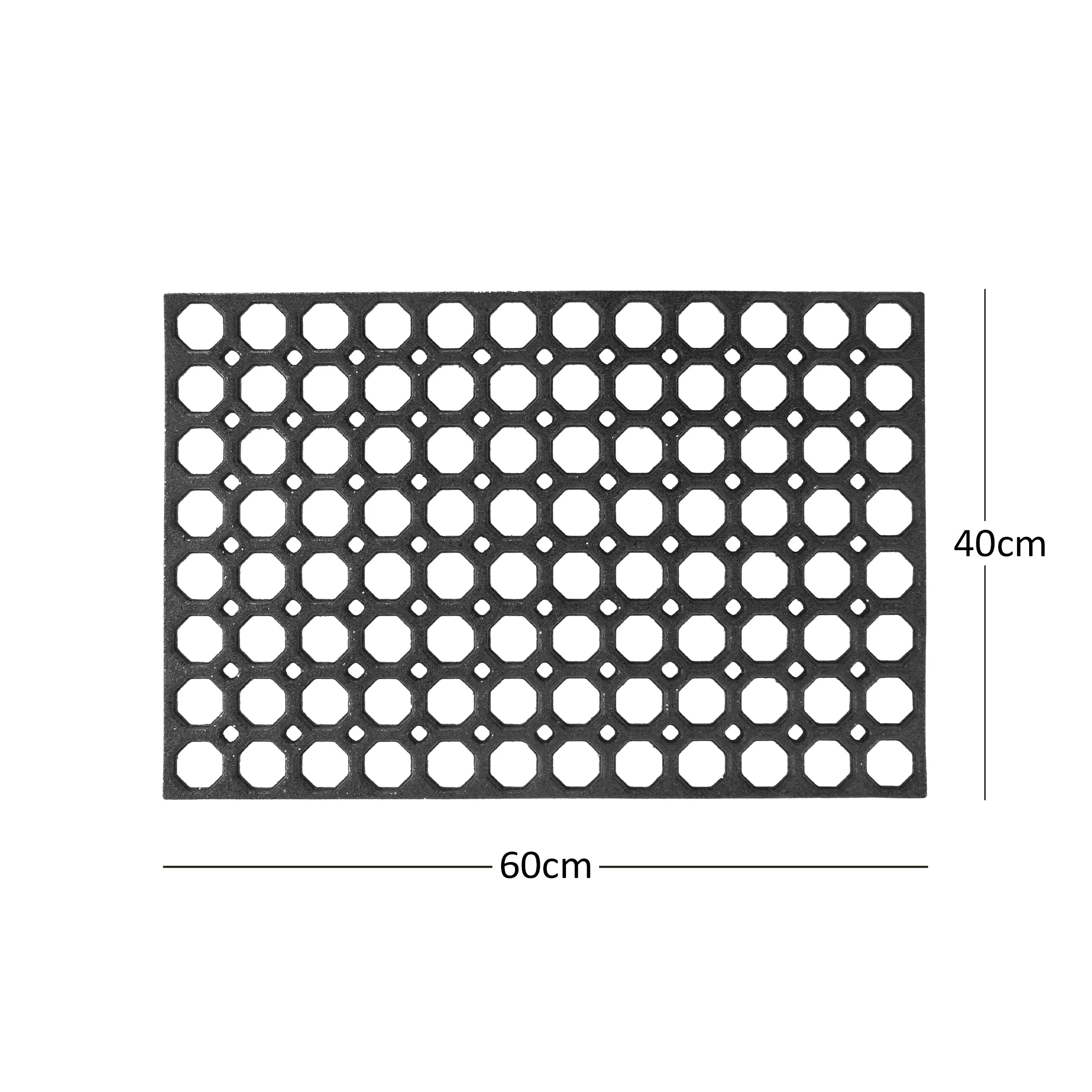 Heavy Duty Non Slip Rubber Ring Entrance Doormat - Image 3
