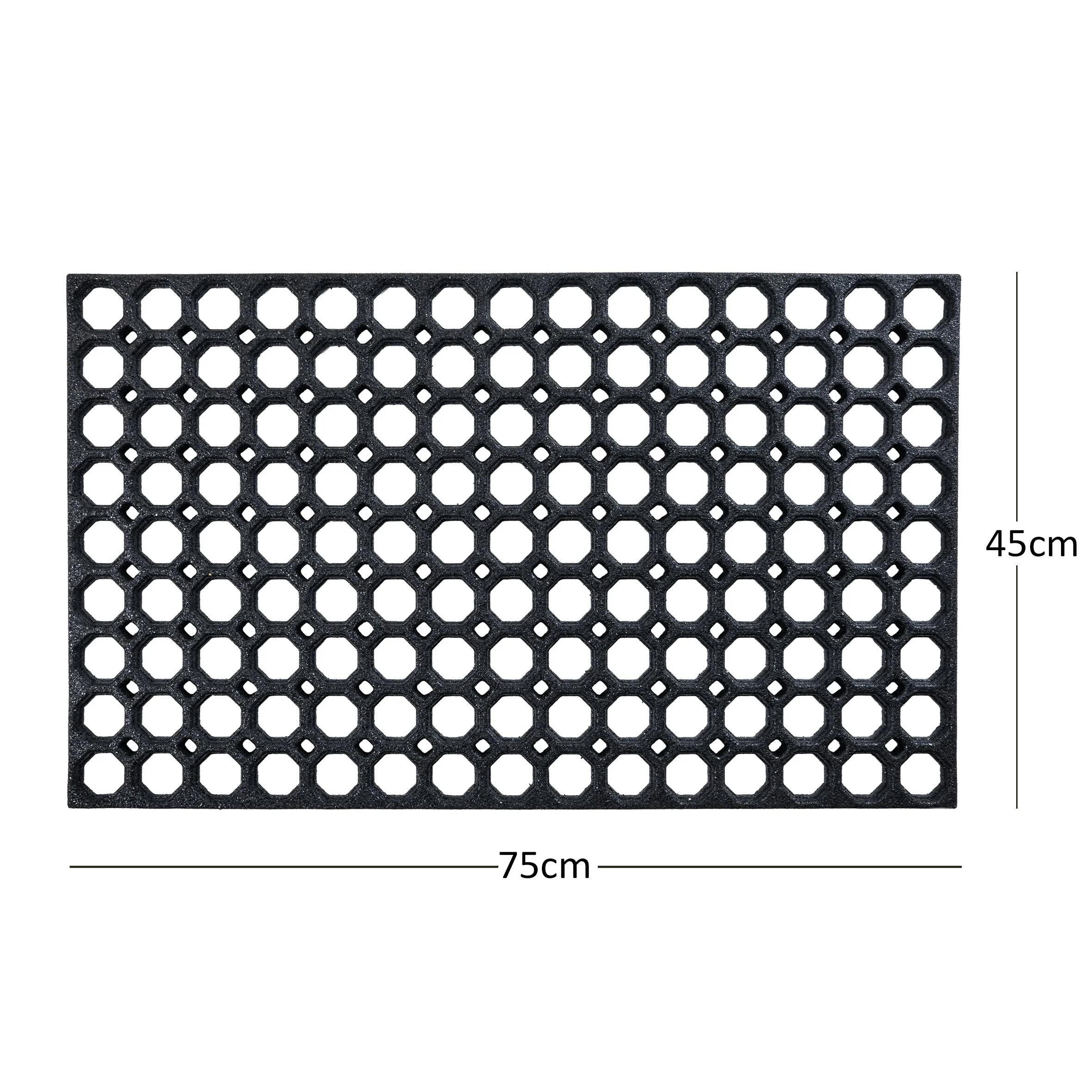 Heavy Duty Non Slip Rubber Ring Entrance Doormat - Image 5