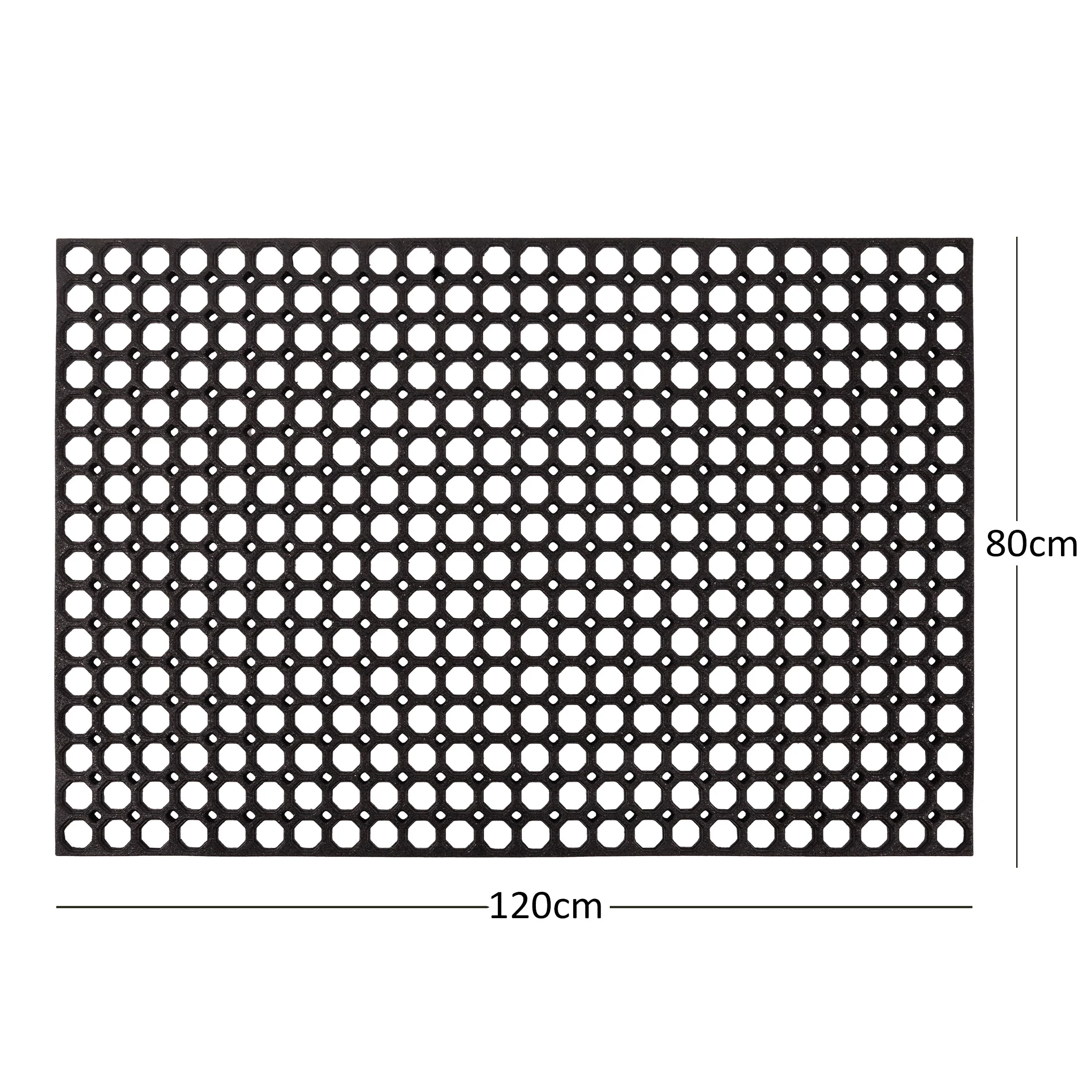 Heavy Duty Non Slip Rubber Ring Entrance Doormat - Image 6