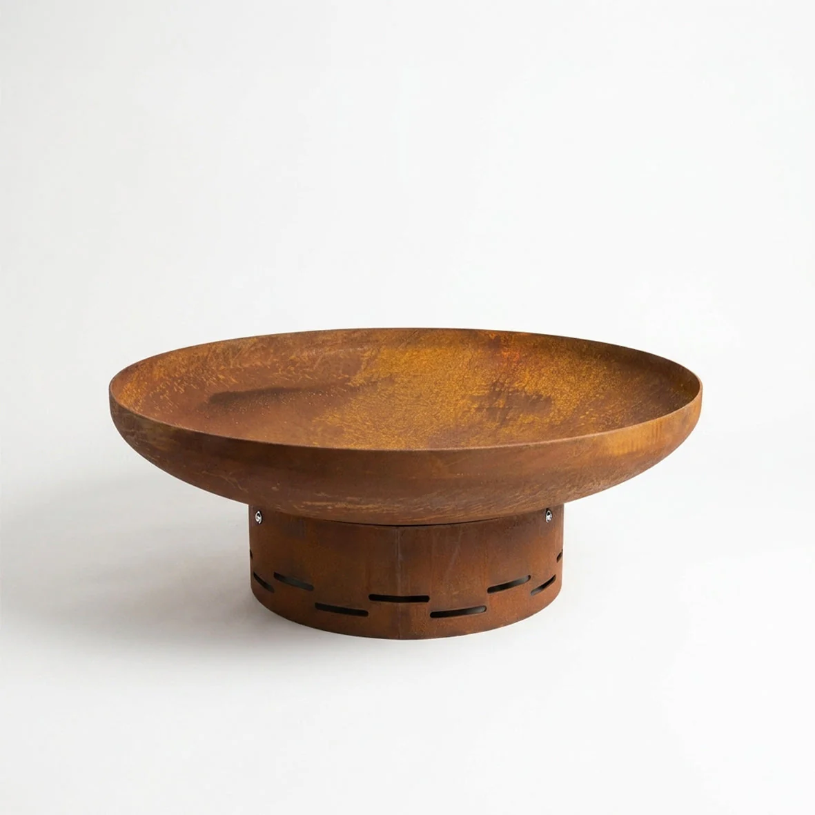 Heavy-Duty Pre-Rusted Metal Corten Steel Round Firepit - Image 13