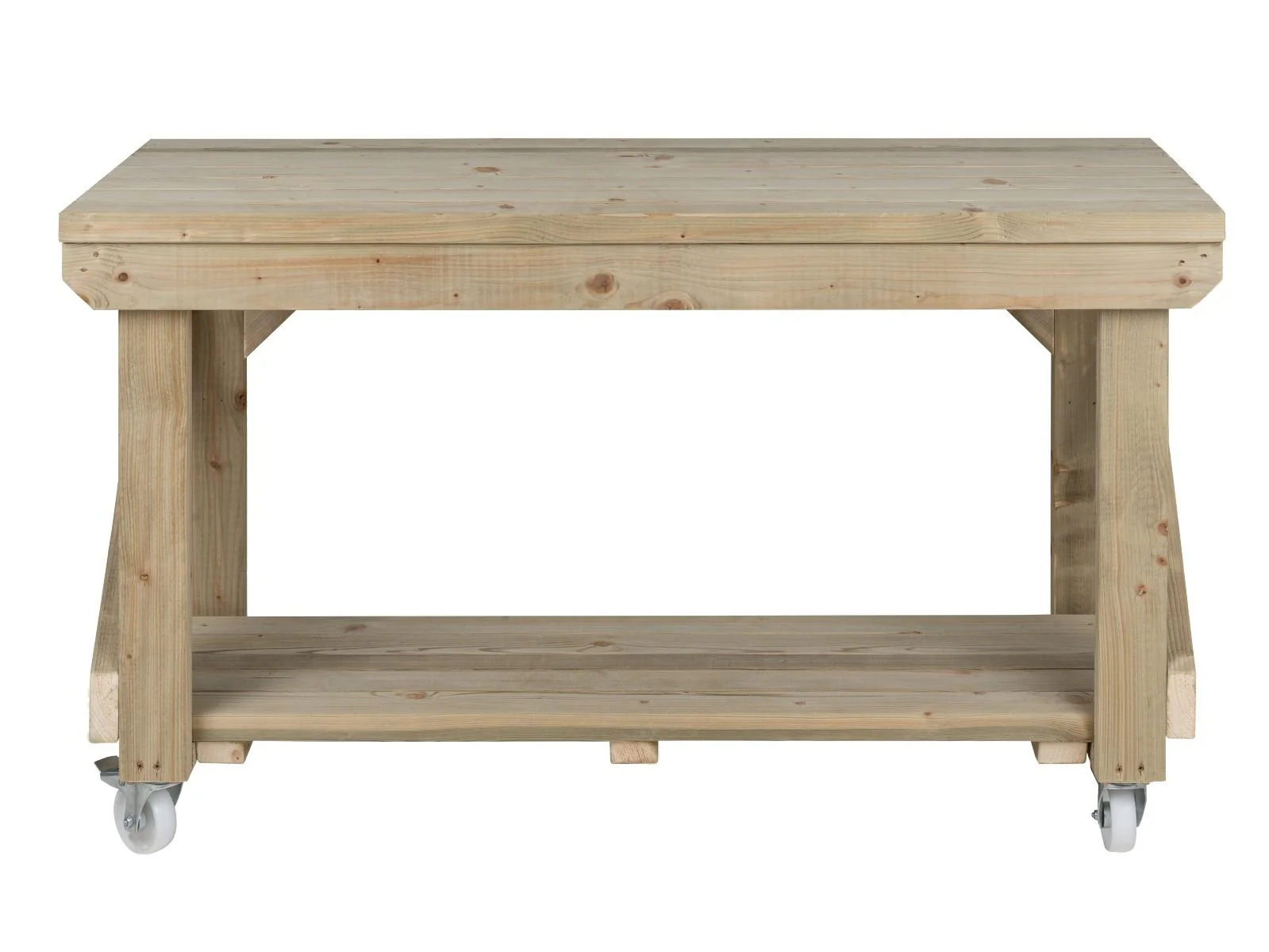 Indoor/outdoor workbench, pressure treated bench with wheels - Image 11