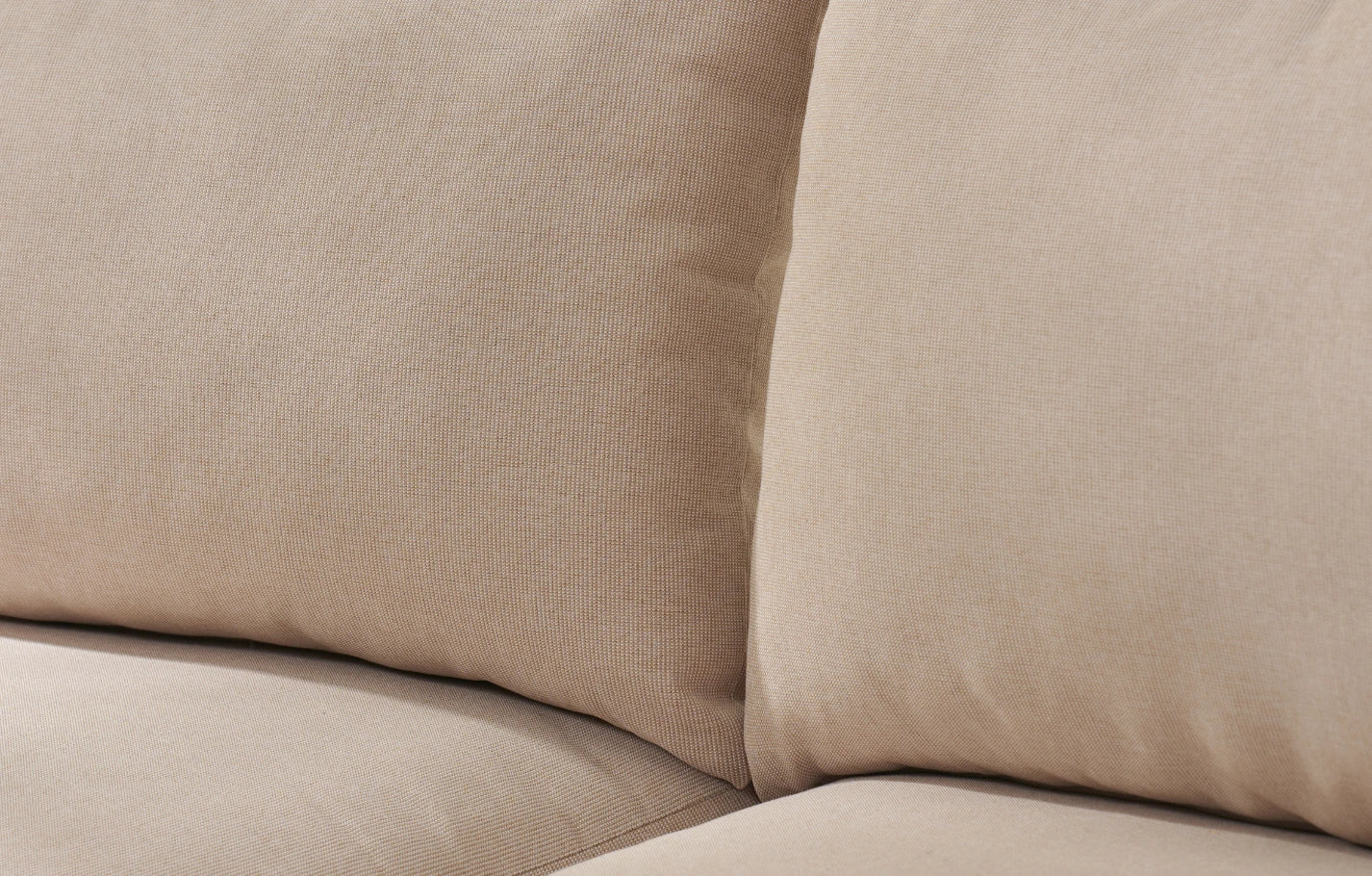 Kiki Beige 3-Seater Outdoor Chaise Sofa | Olefin Cushions & Aluminium Frame - Image 4