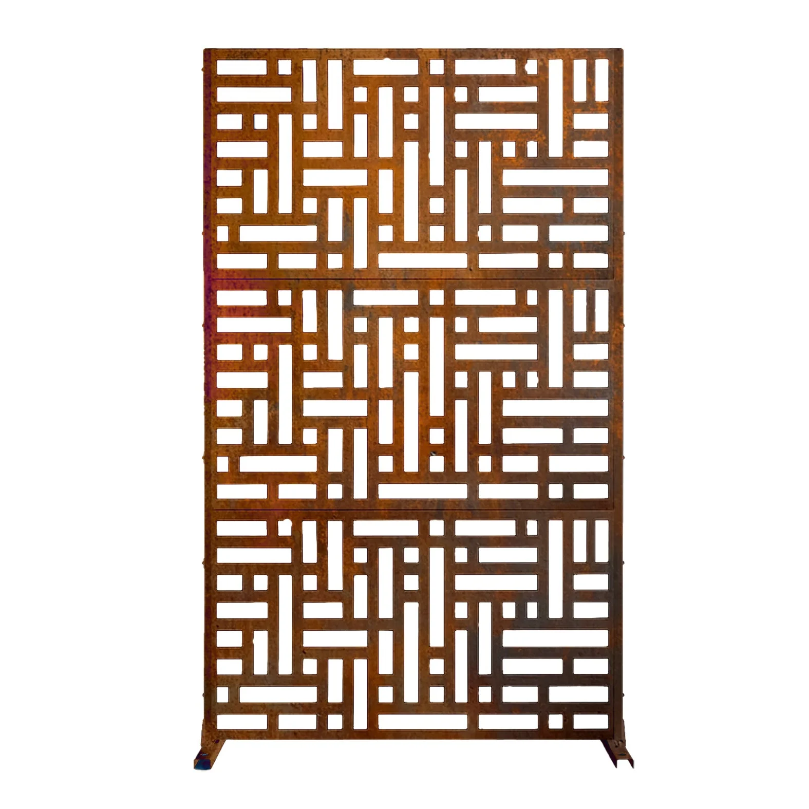 Metal Indoor/Outdoor Privacy Screen 90cm x 180cm - Maze - Image 11