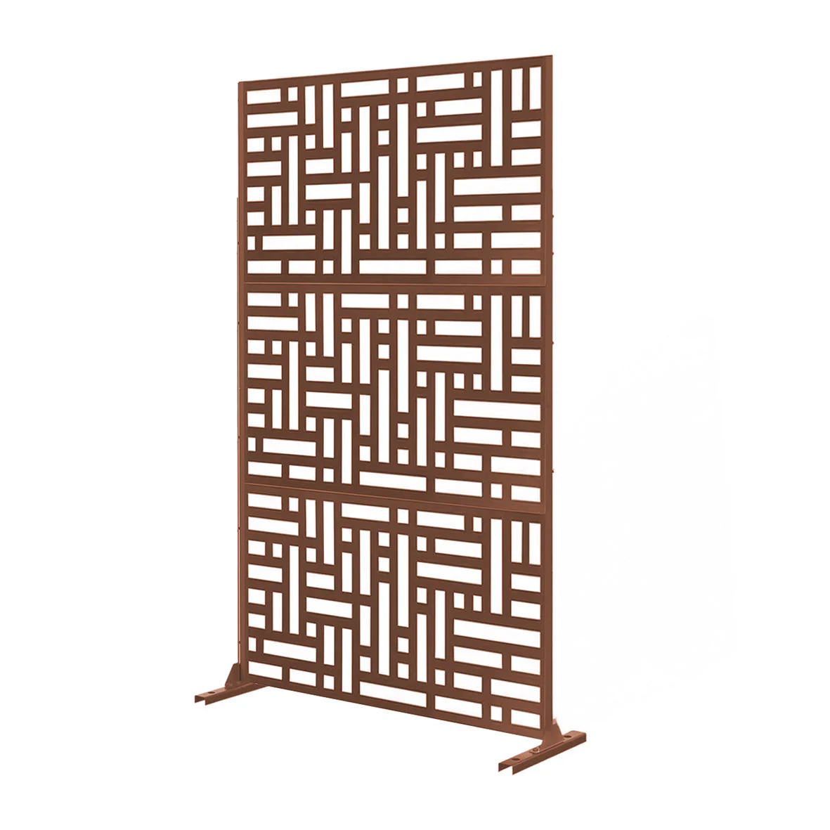 Metal Indoor/Outdoor Privacy Screen 90cm x 180cm - Maze - Image 14