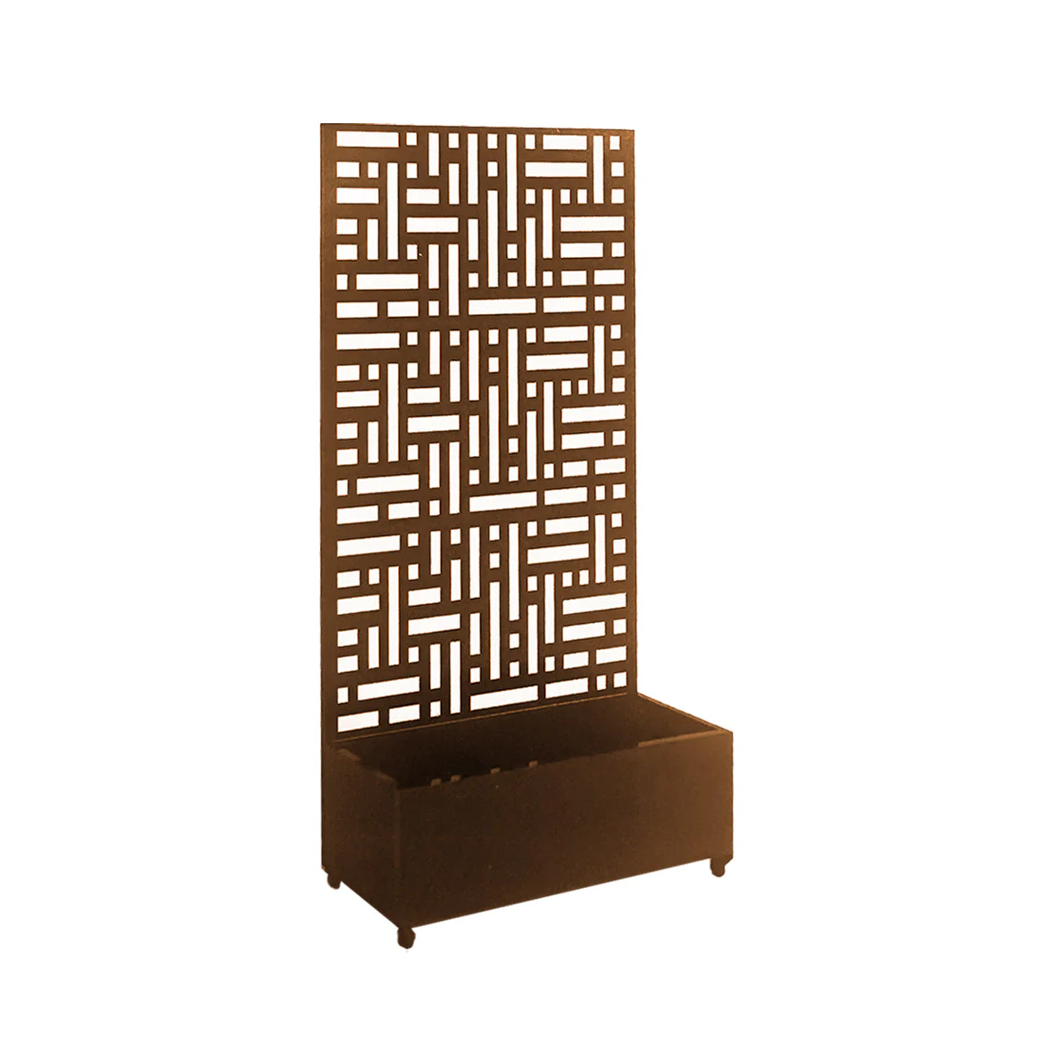 Metal Indoor/Outdoor Privacy Screen with Plant Pot - 90cm x 180cm - Image 14
