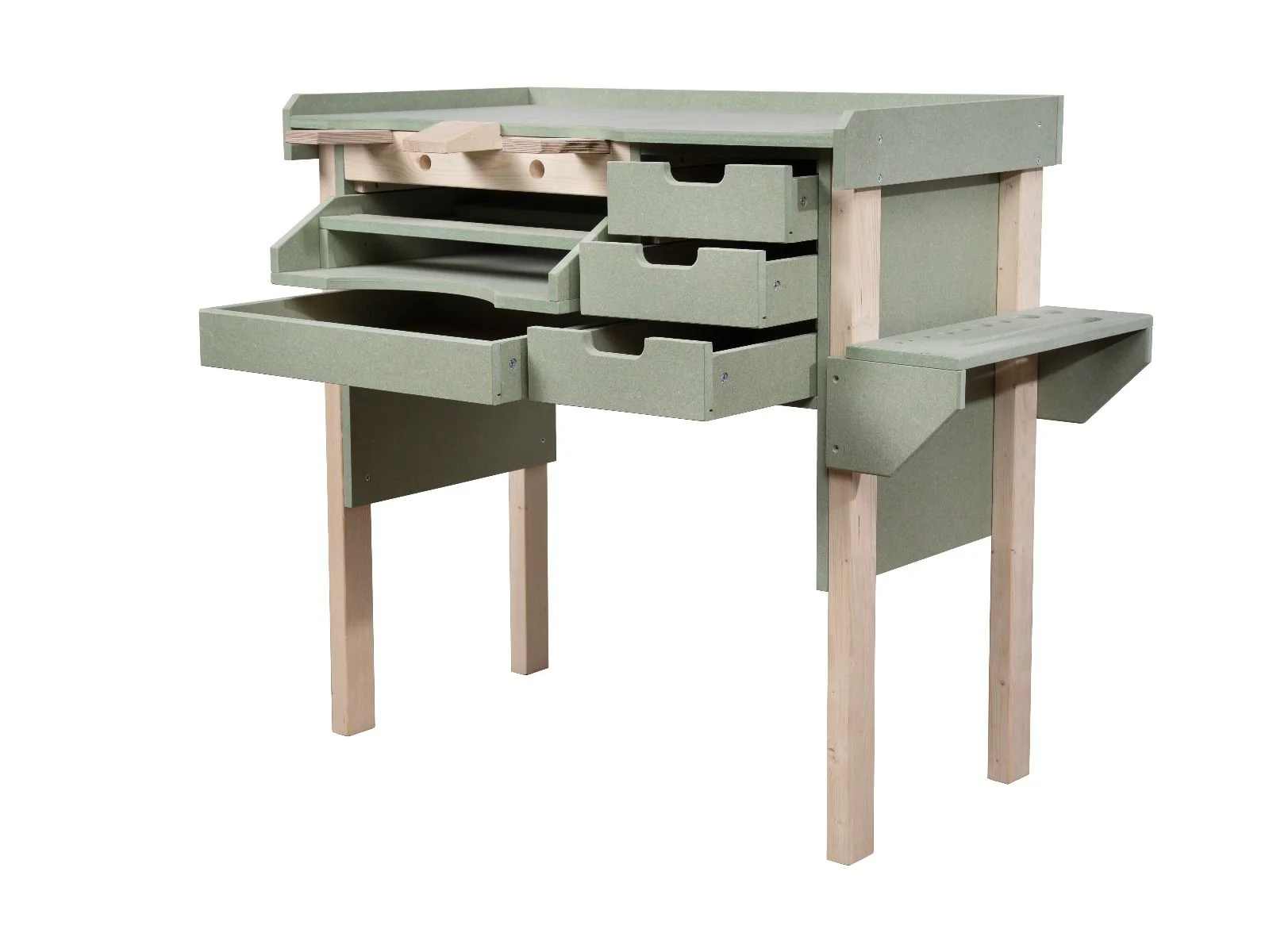 OpiFEX moisture resistant MDF top craftsman/jewellers workbench - Image 4
