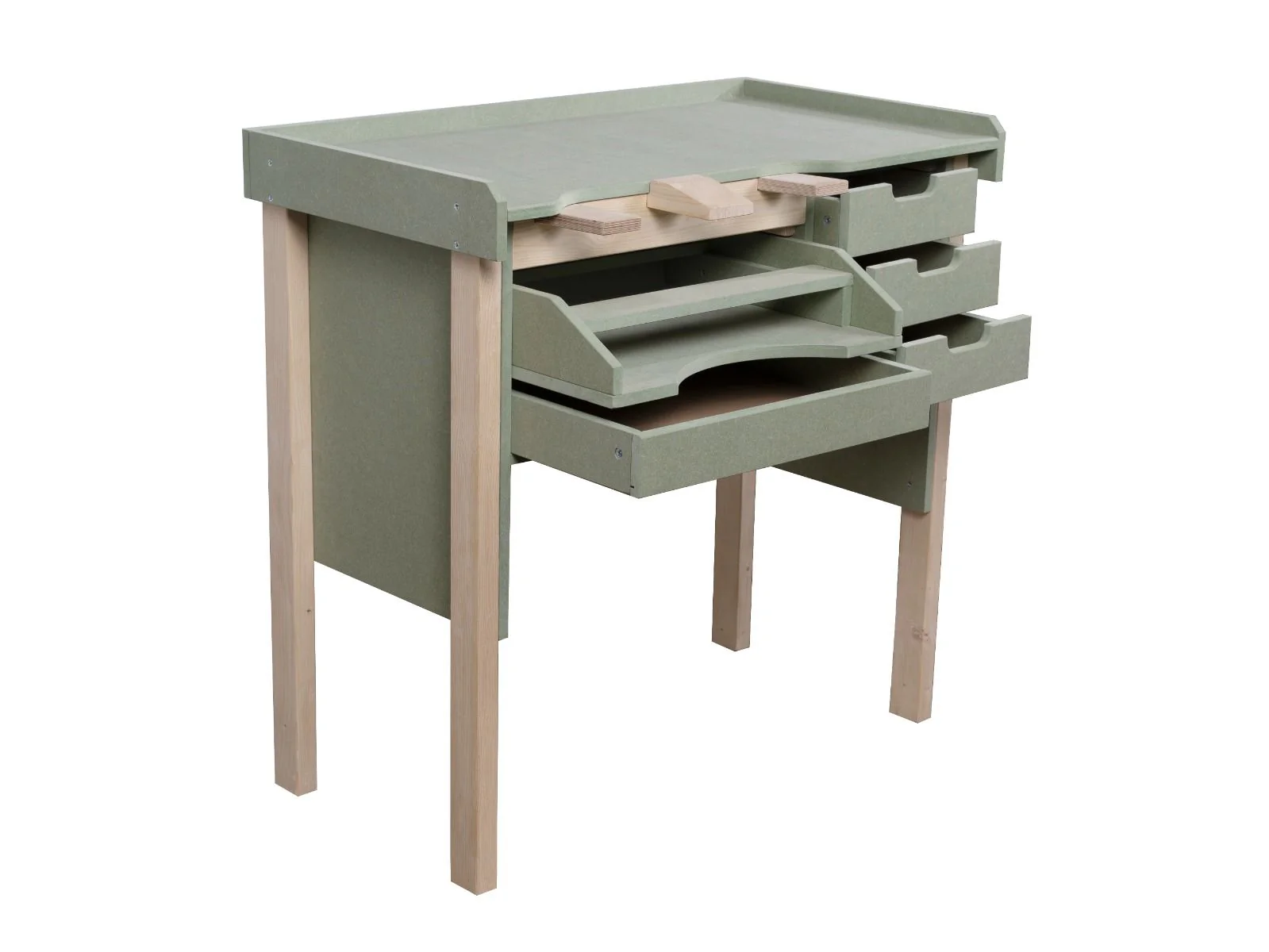 OpiFEX moisture resistant MDF top craftsman/jewellers workbench - Image 8