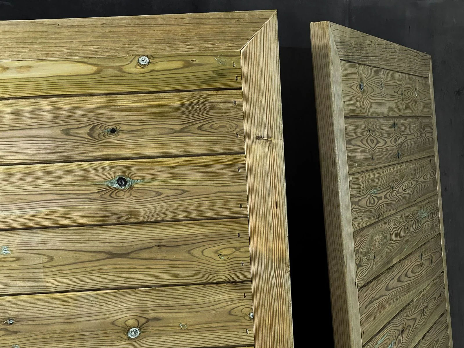 Pair Of Driveway Gates - Premium Horizontal Tongue And Groove - Height 150cm - Image 8