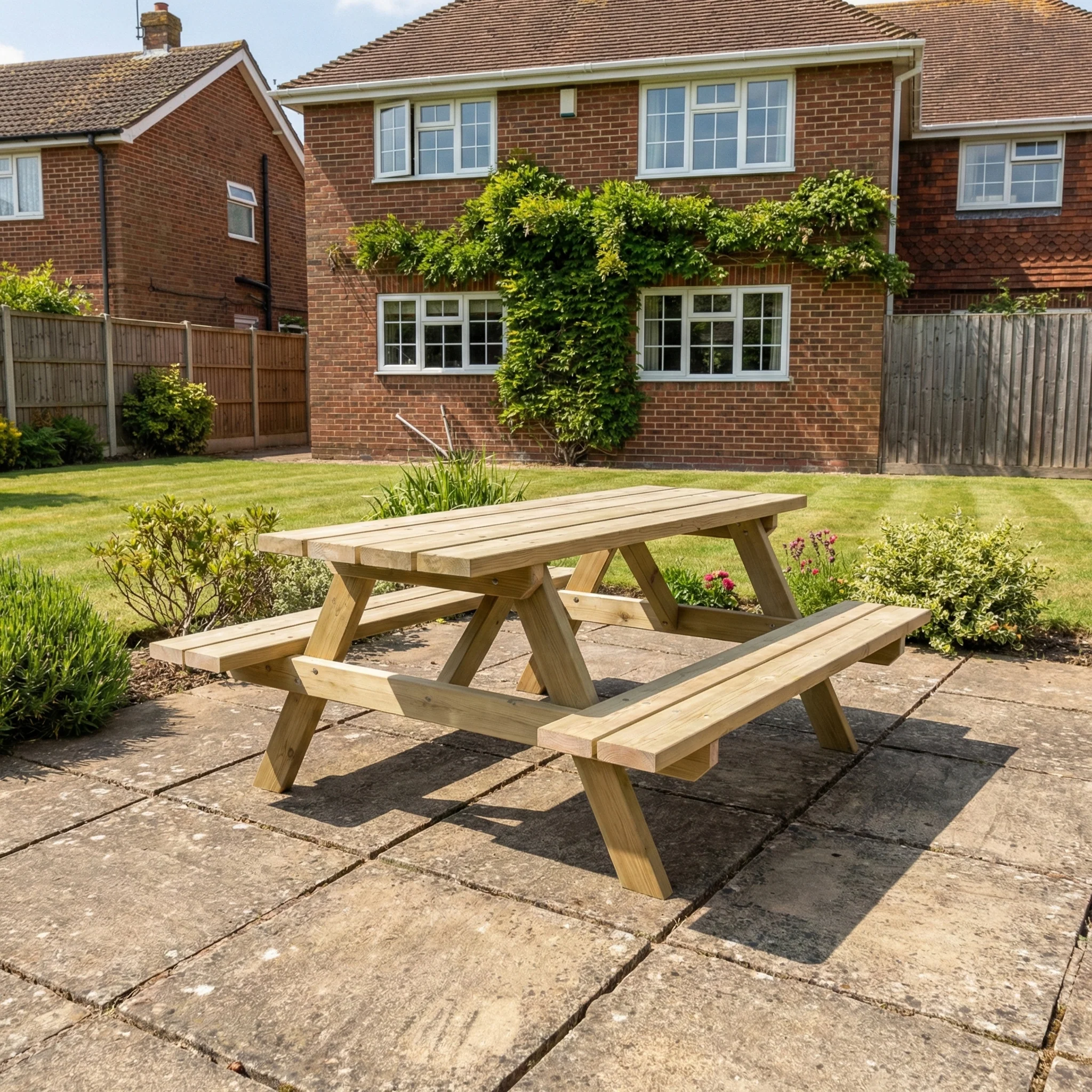 Premium Classic Pub Style Bench - Heavy Duty - Image 3
