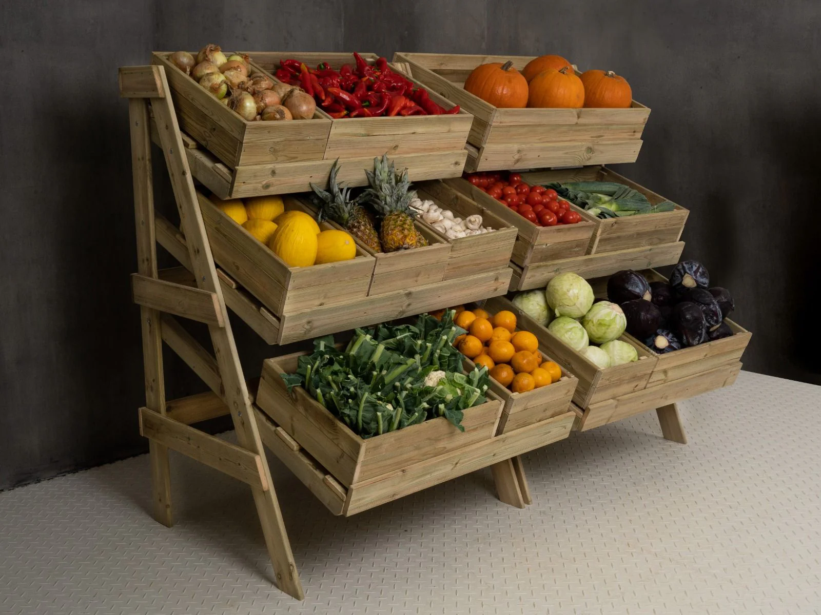 Retail Display Stands With Wooden Boxes - Image 13