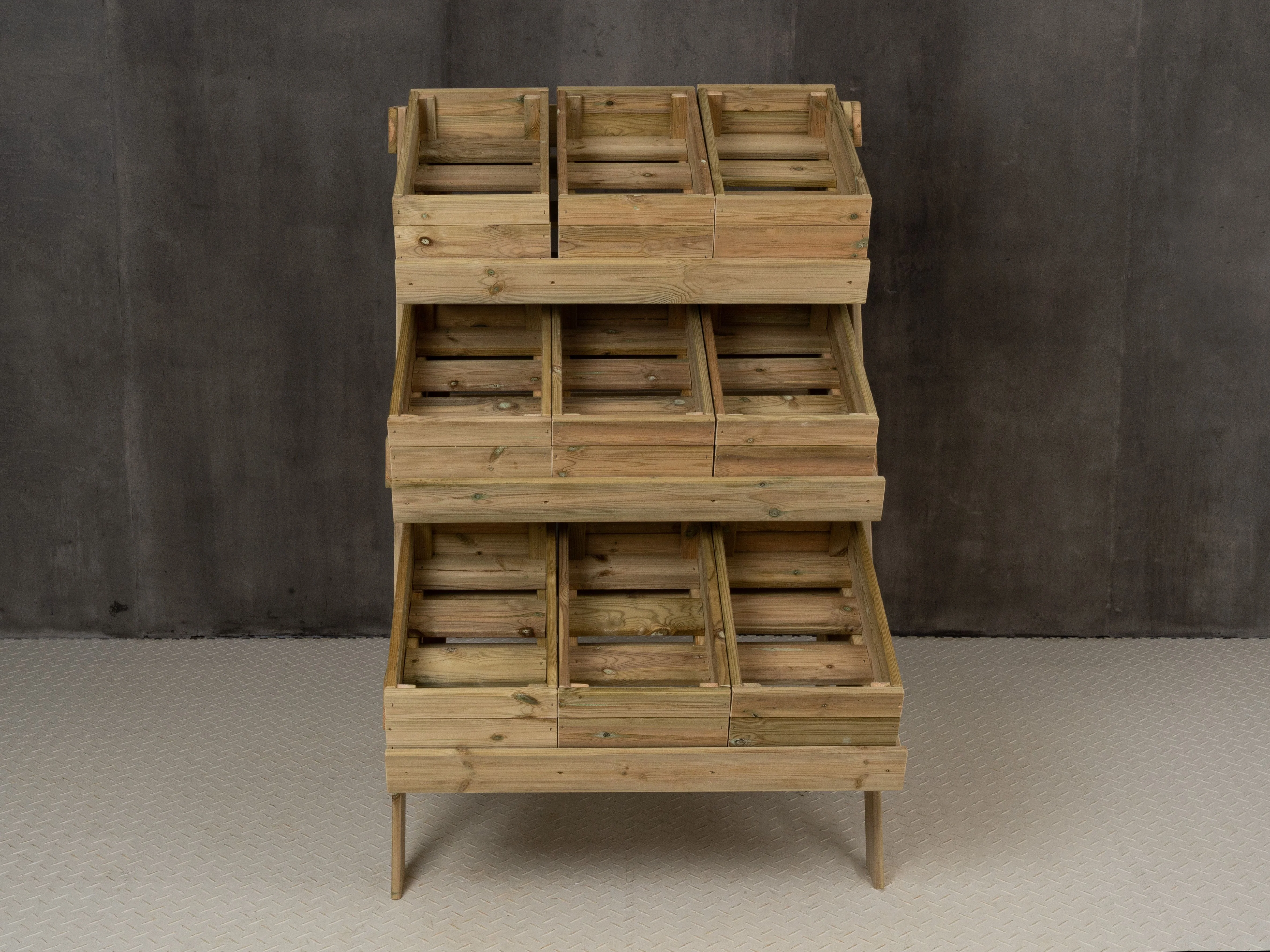 Retail Display Stands With Wooden Boxes - Image 15