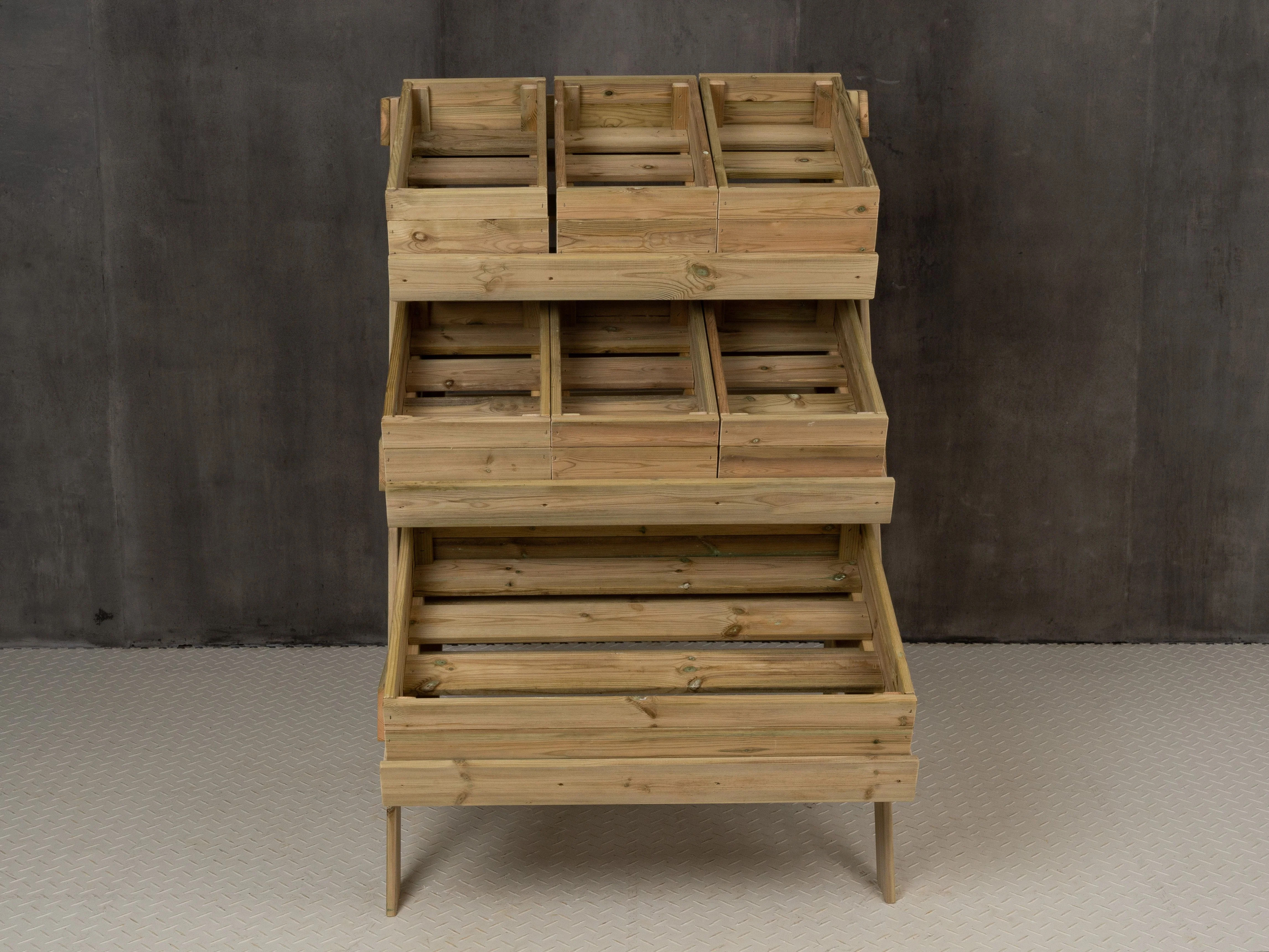 Retail Display Stands With Wooden Boxes - Image 16