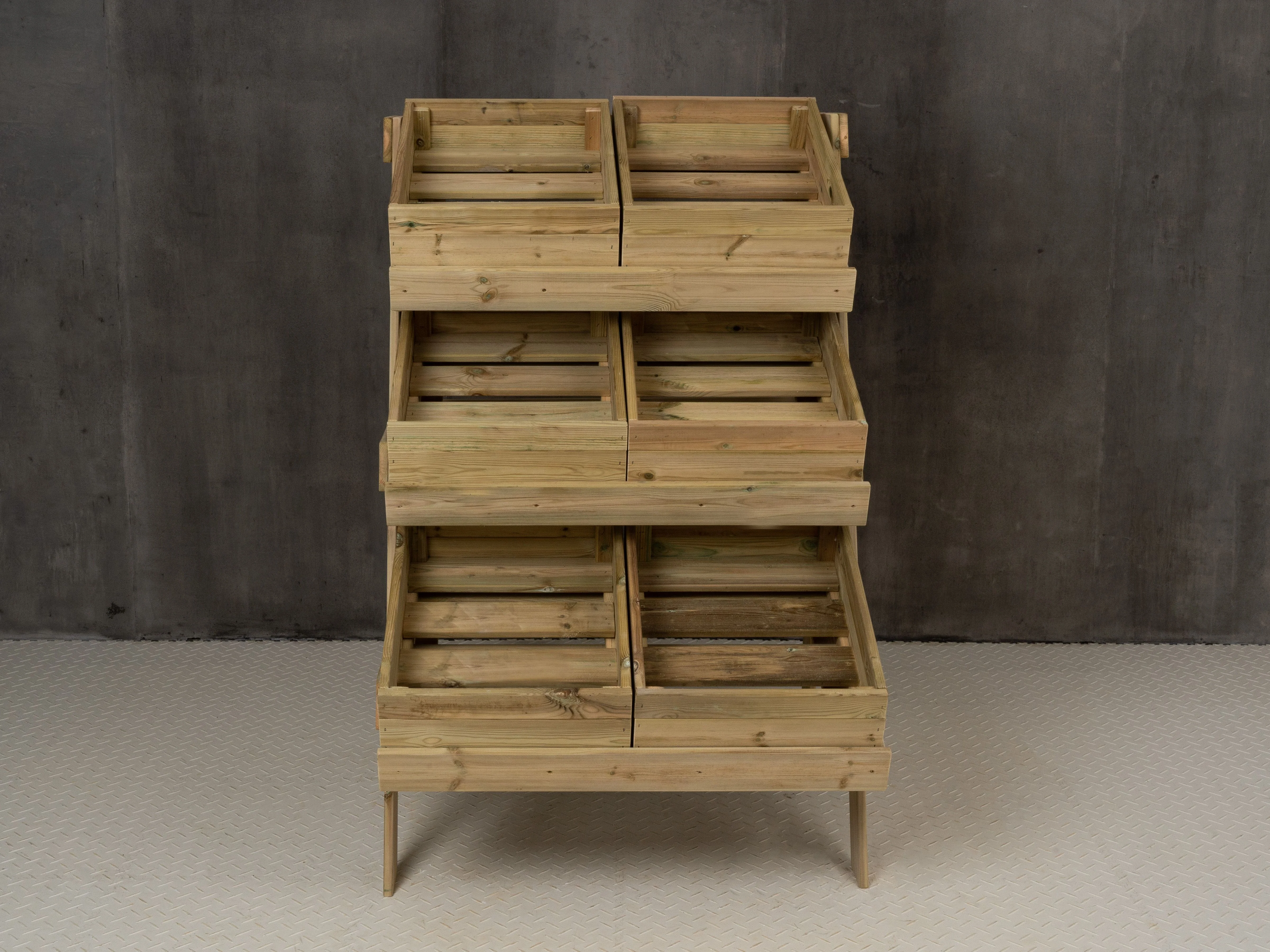 Retail Display Stands With Wooden Boxes - Image 21