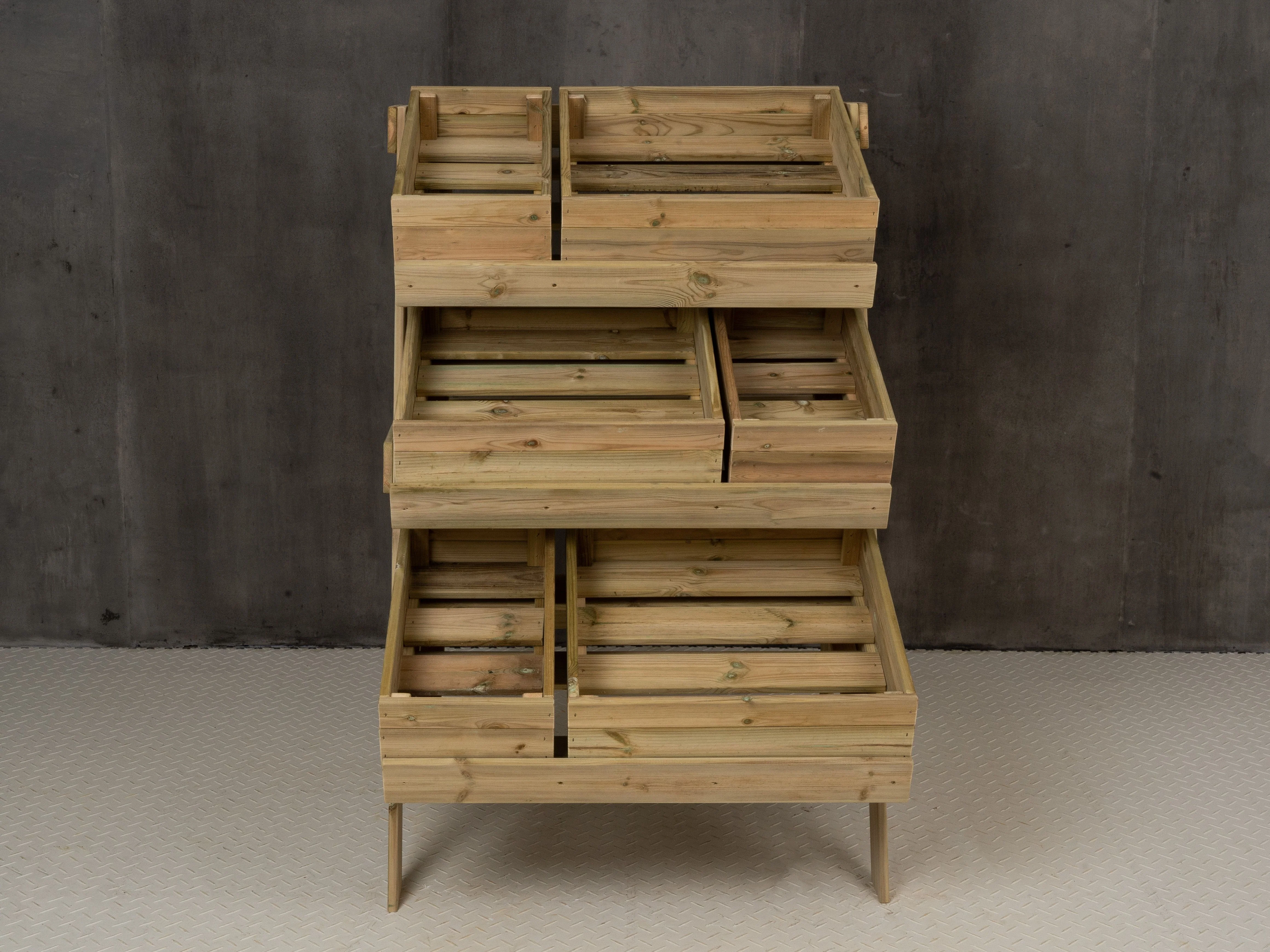 Retail Display Stands With Wooden Boxes - Image 22