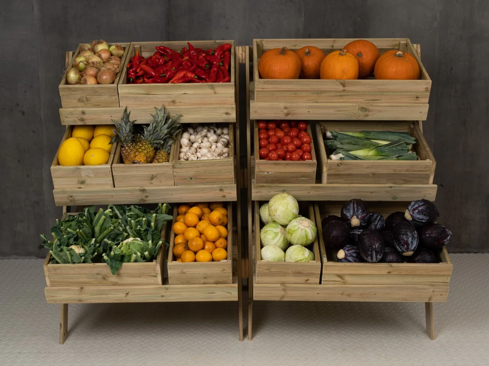 Retail Display Stands With Wooden Boxes - Image 6