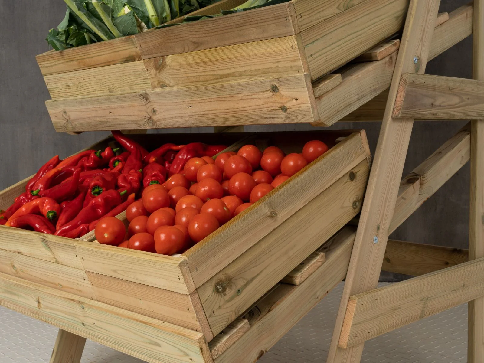 Retail Display Stands With Wooden Boxes - Image 8