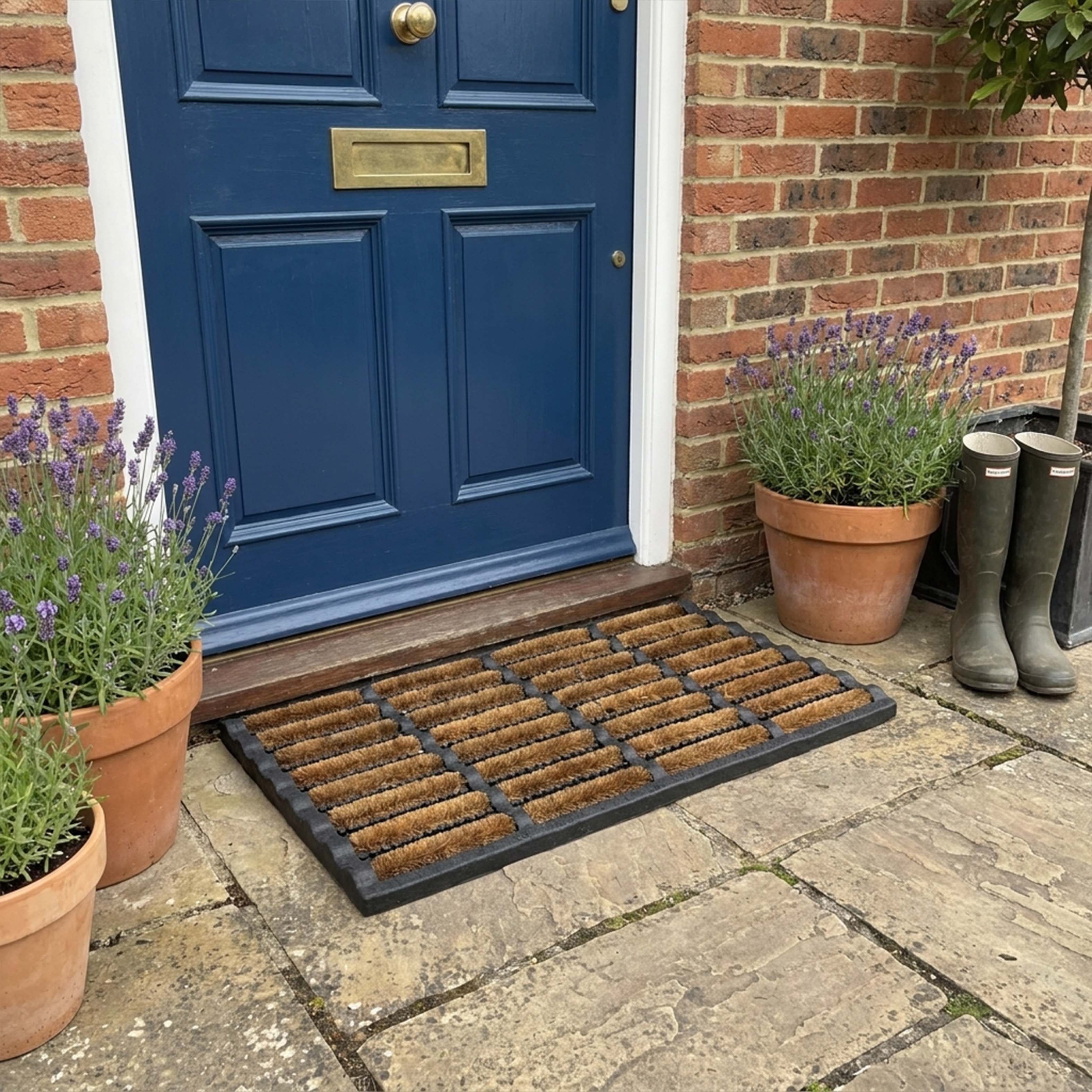 Rubber and Coir Scraper Door Mat 75cm X 45cm - Image 8