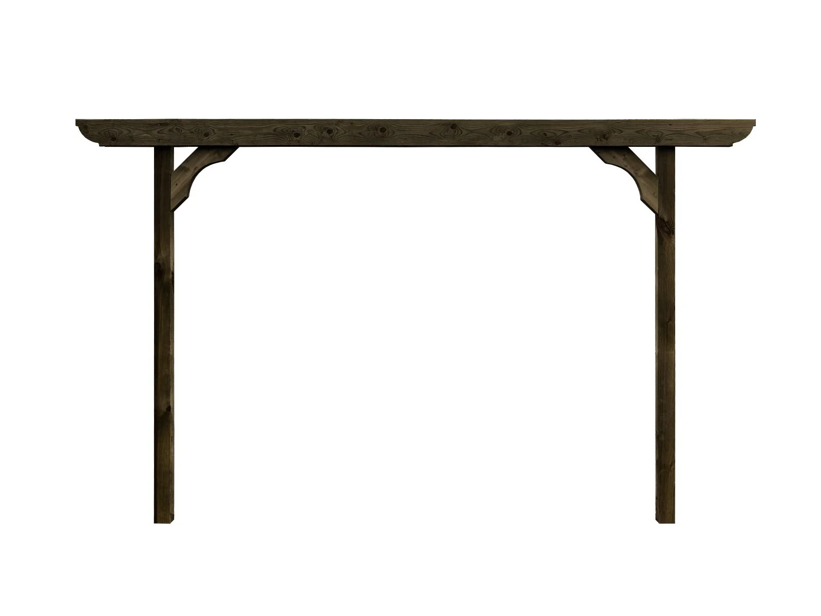 Screen Double Beam Pergola, Plant Climbing Arbour - Corbel Sculpted Brace - Image 10