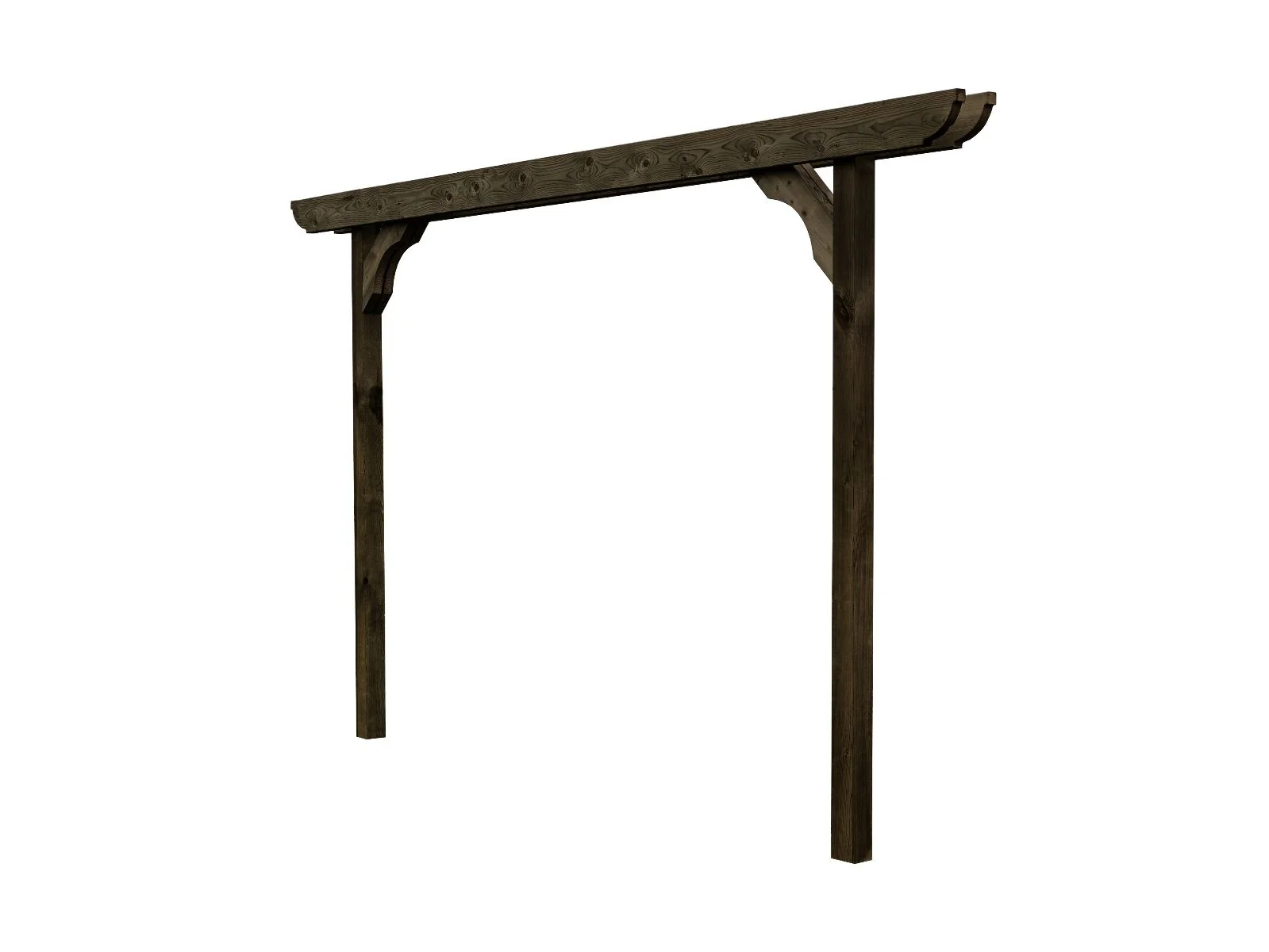 Screen Double Beam Pergola, Plant Climbing Arbour - Corbel Sculpted Brace - Image 4
