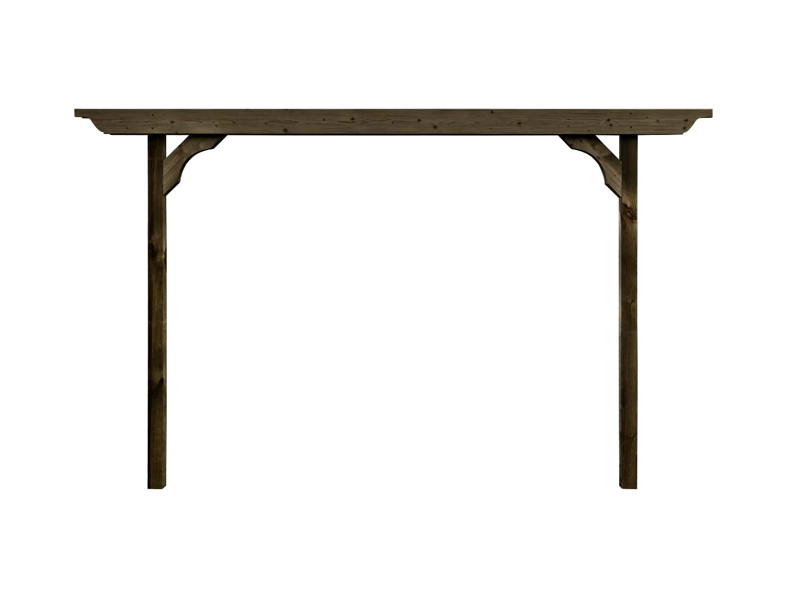 Screen Double Beam Pergola, Plant Climbing Arbour - Sculpted Brace - Image 11