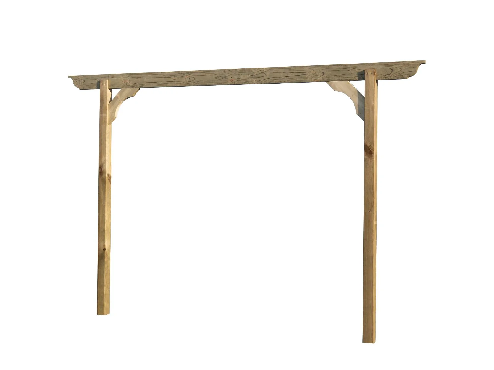 Screen Pergola, Plant Climbing Arbour - Longhorn Sculpted Brace - Image 4