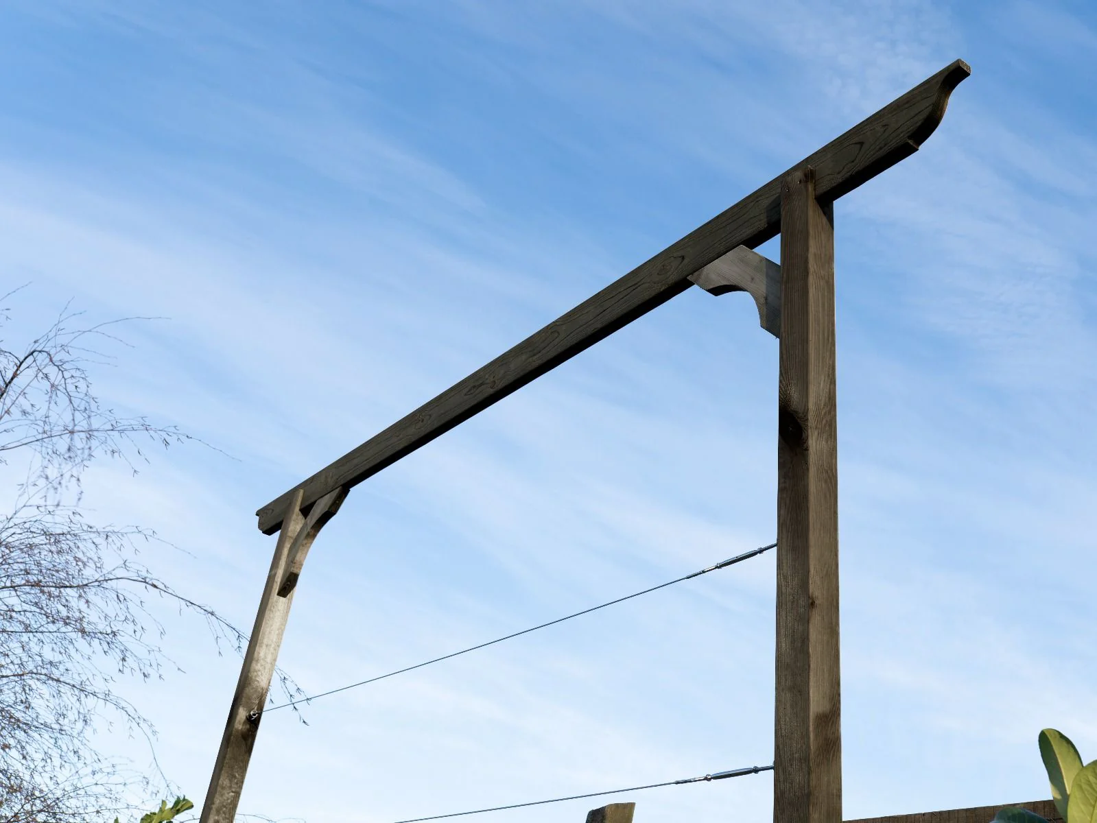 Screen Pergola, Plant Climbing Arbour - Longhorn Sculpted Brace - Image 6