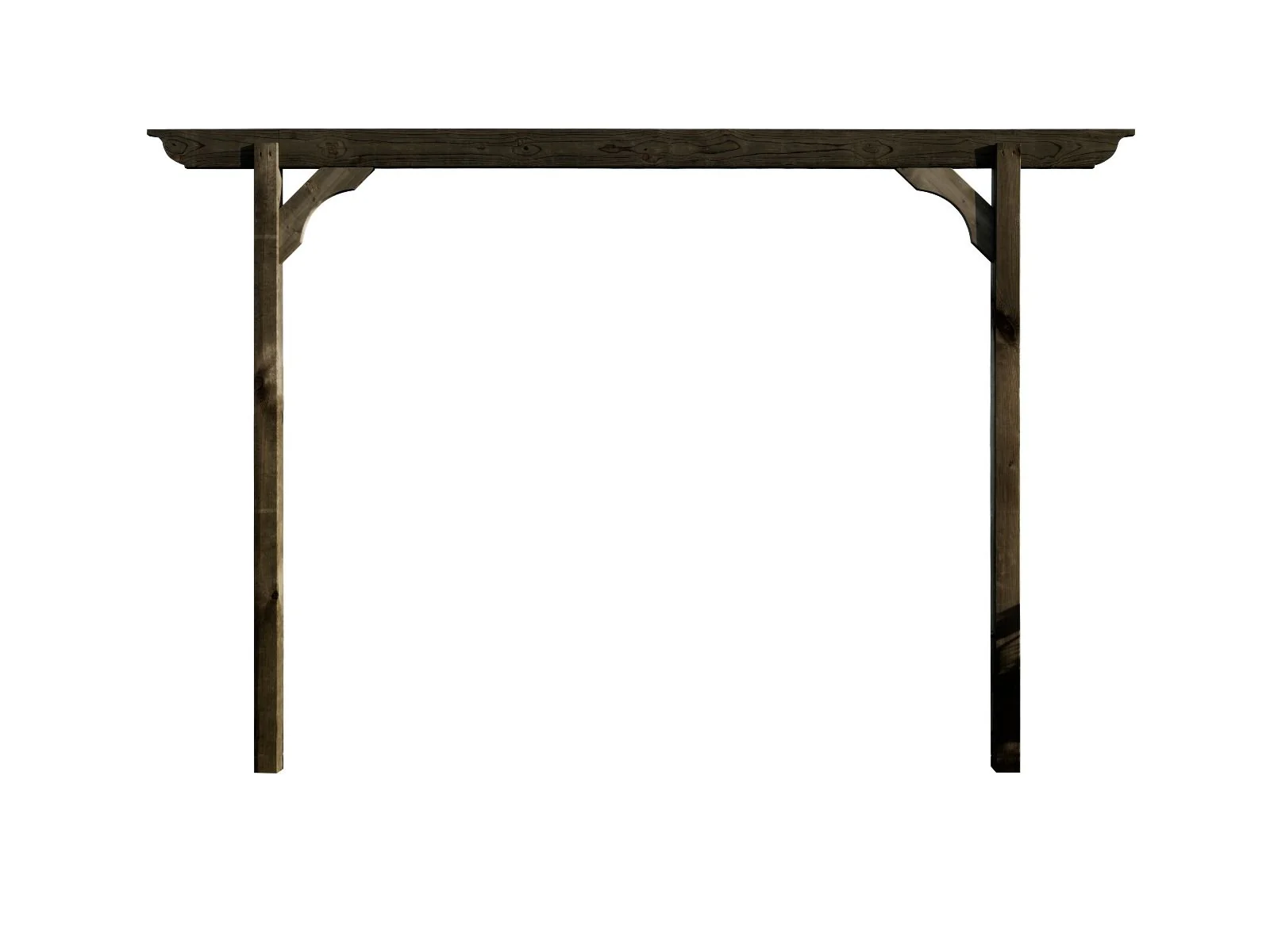 Screen Pergola, Plant Climbing Arbour - Longhorn Sculpted Brace - Image 8