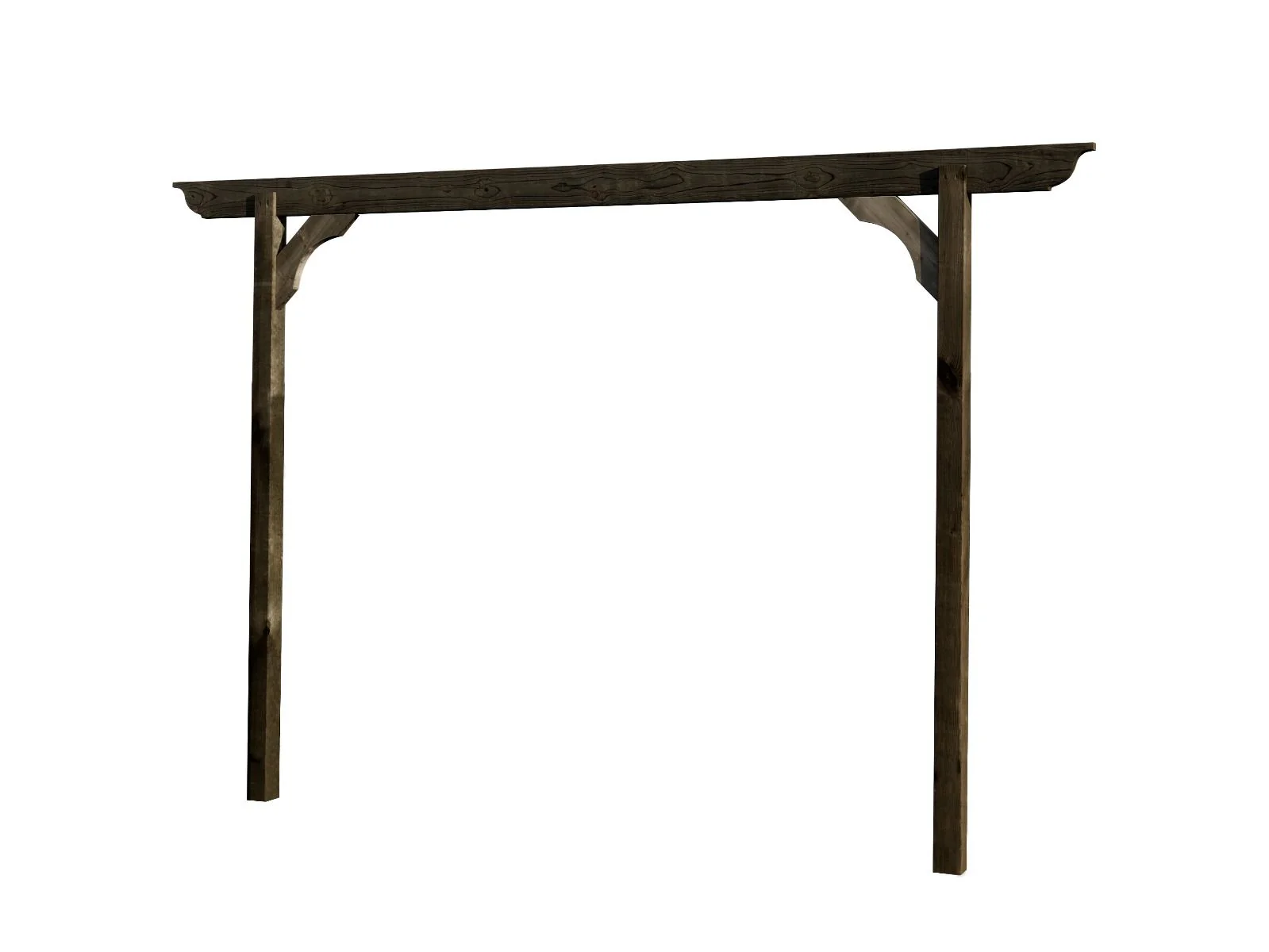 Screen Pergola, Plant Climbing Arbour - Longhorn Sculpted Brace - Image 9