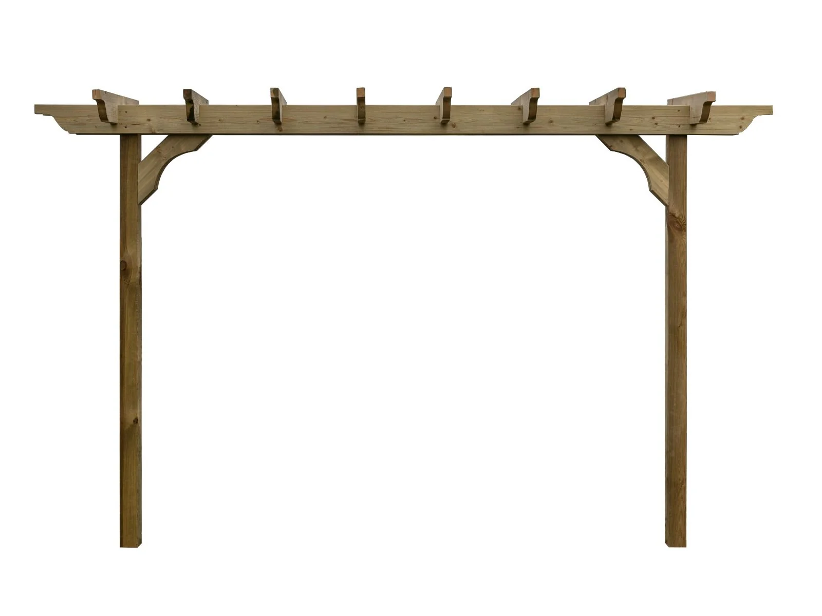 Sculpted Double Beam Pergola, Plant Climbing Arbour - Sculpted brace - Image 11
