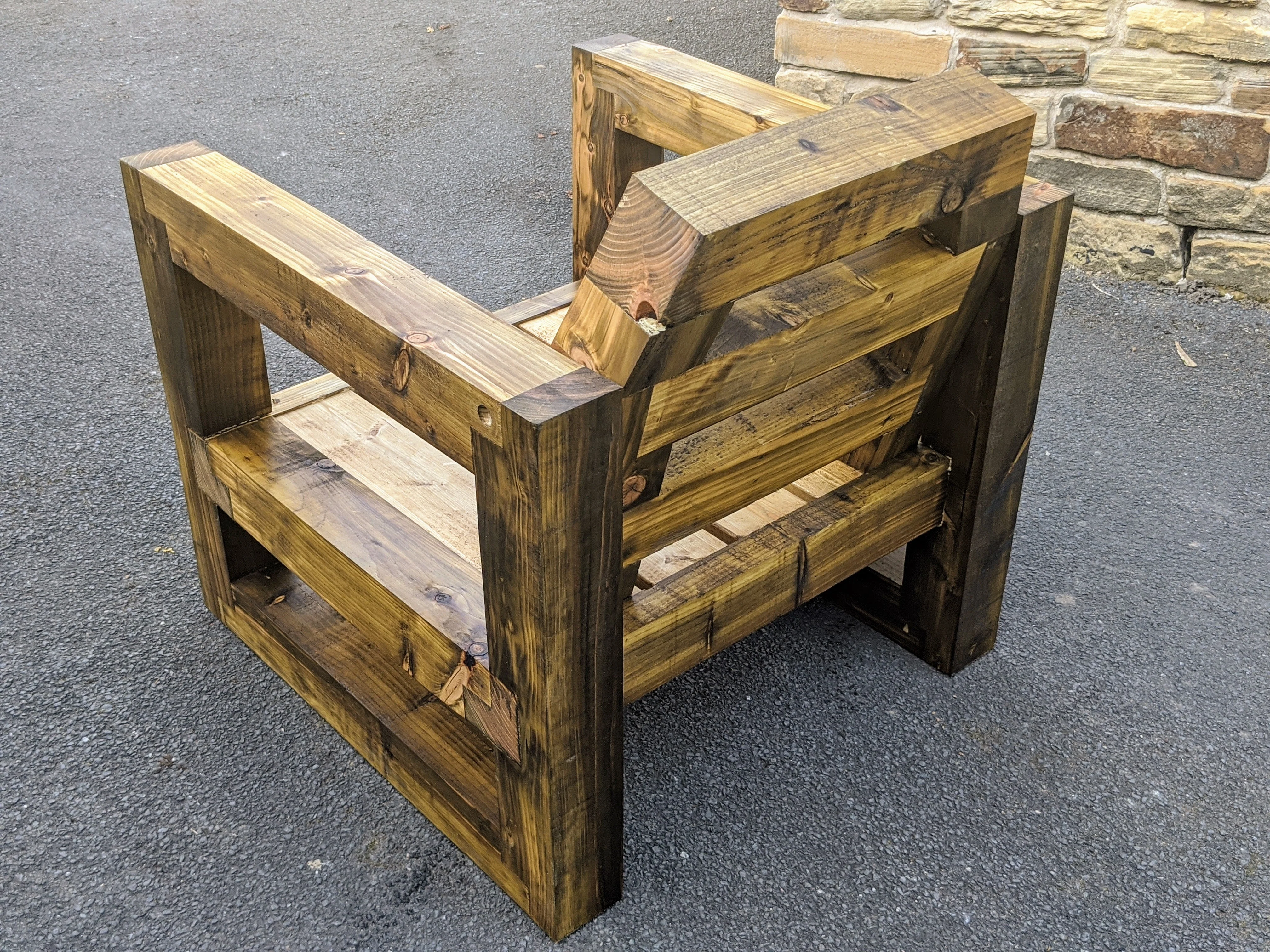Solid Wood Garden Chair/Lounger - Image 10