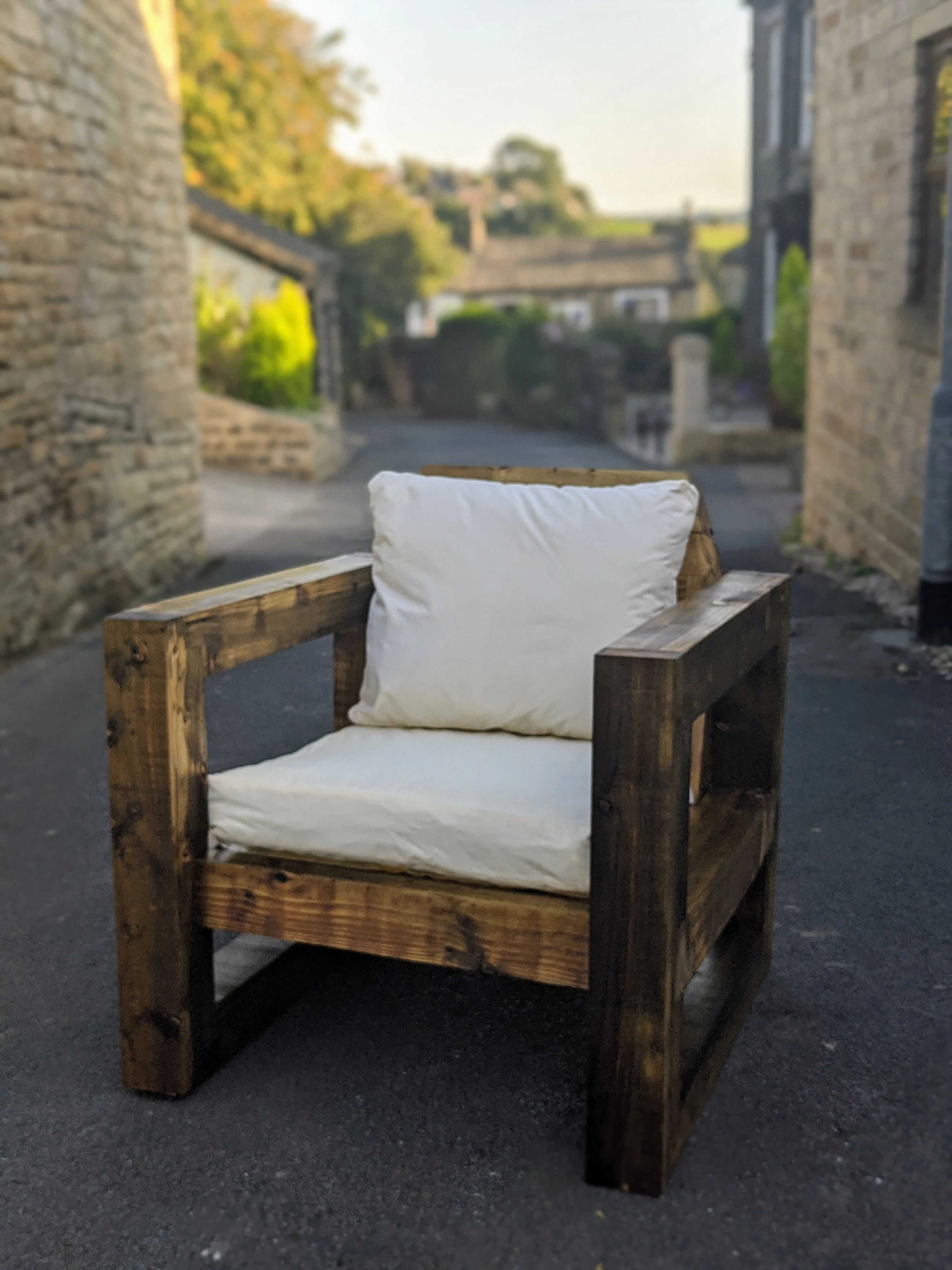 Solid Wood Garden Chair/Lounger - Image 7