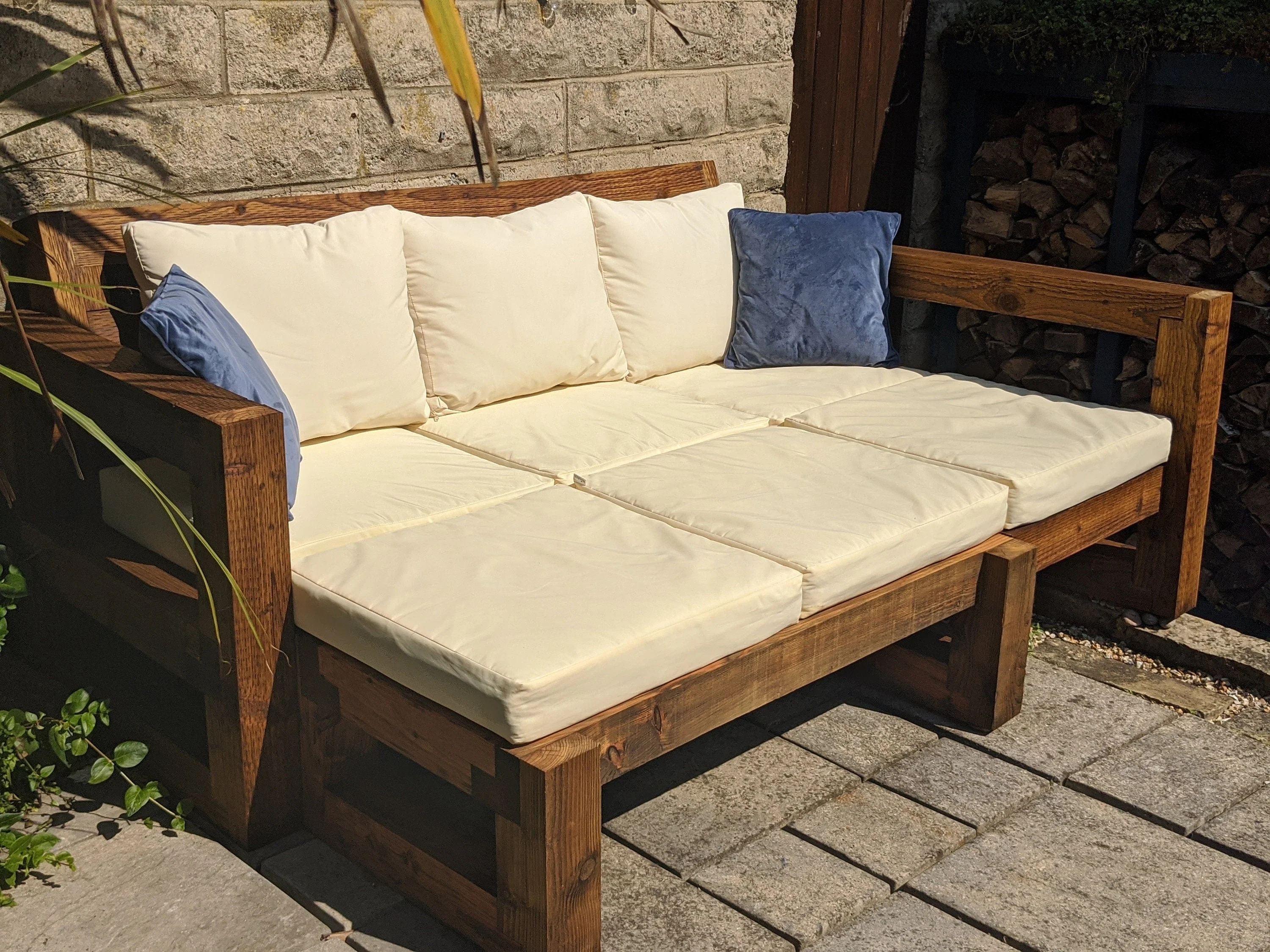 Solid Wood Garden Daybed - Image 2