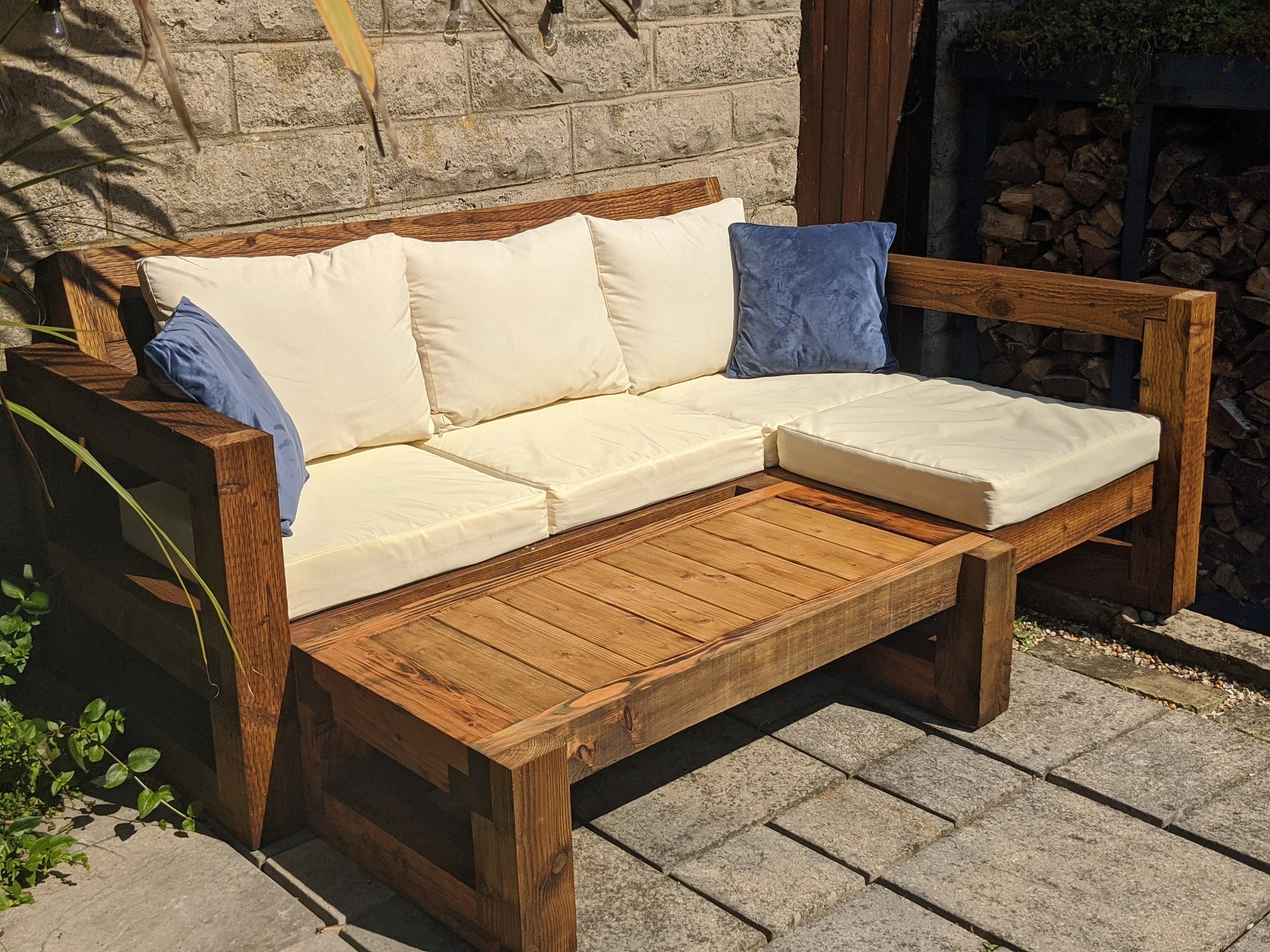 Solid Wood Garden Daybed - Image 5
