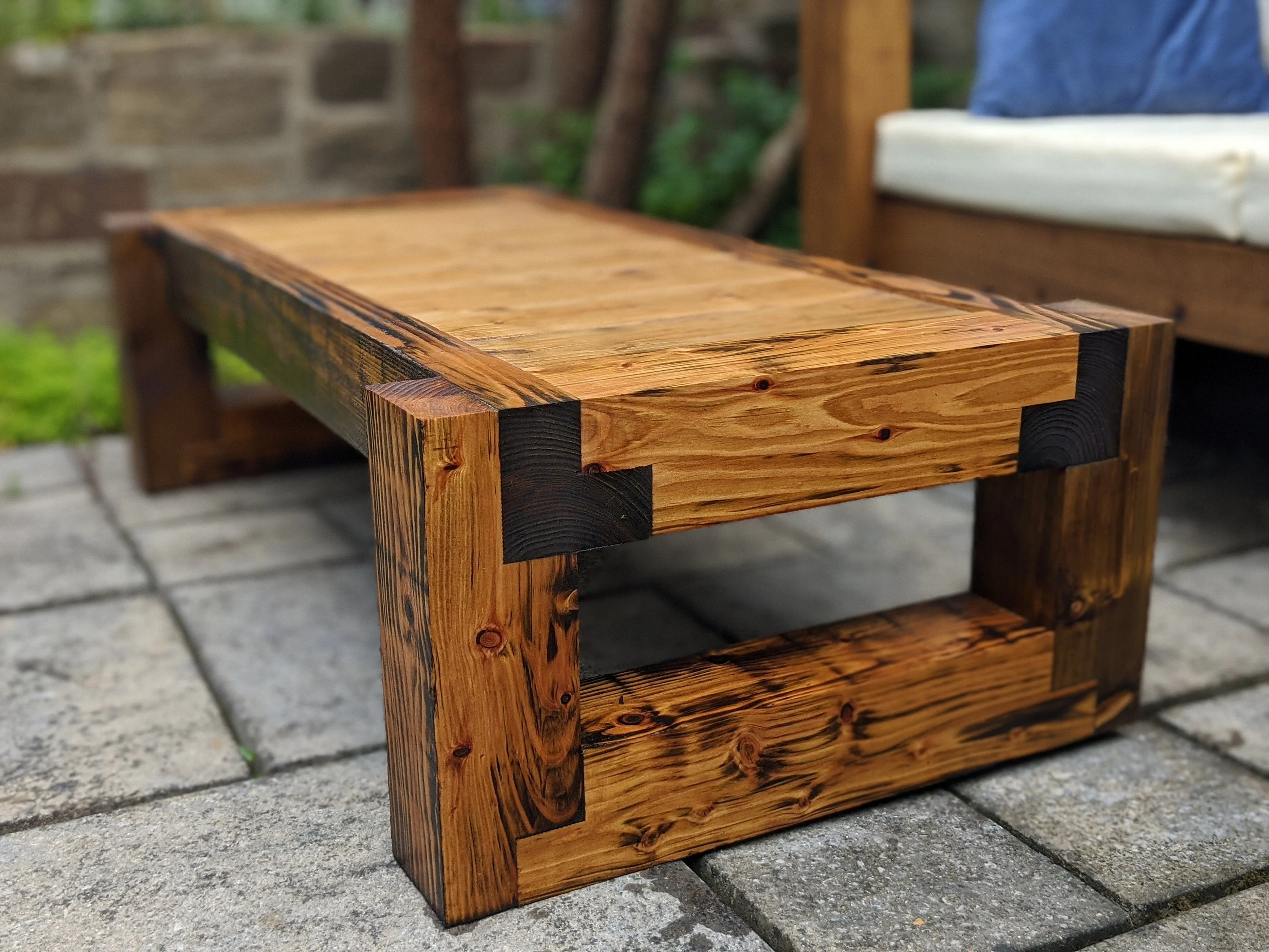 Solid Wood Garden Table/bench - Image 5