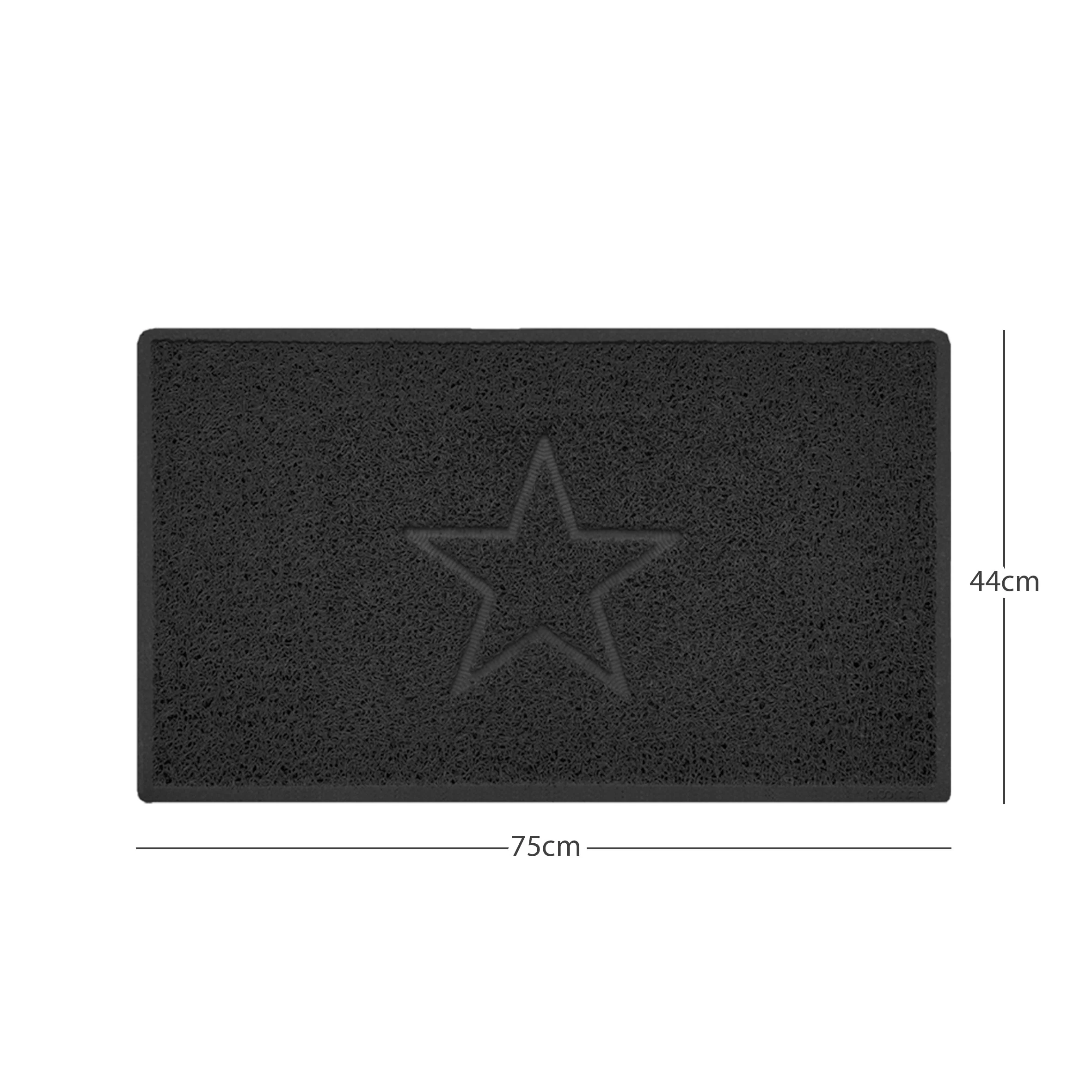 "Star" Embossed Loofah Textured Spaghetti Doormat - Image 11